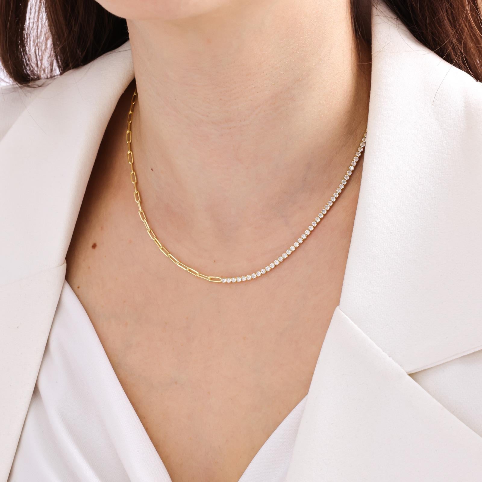 Su Yolu Zincir Kolye - 925 Ayar Gümüş