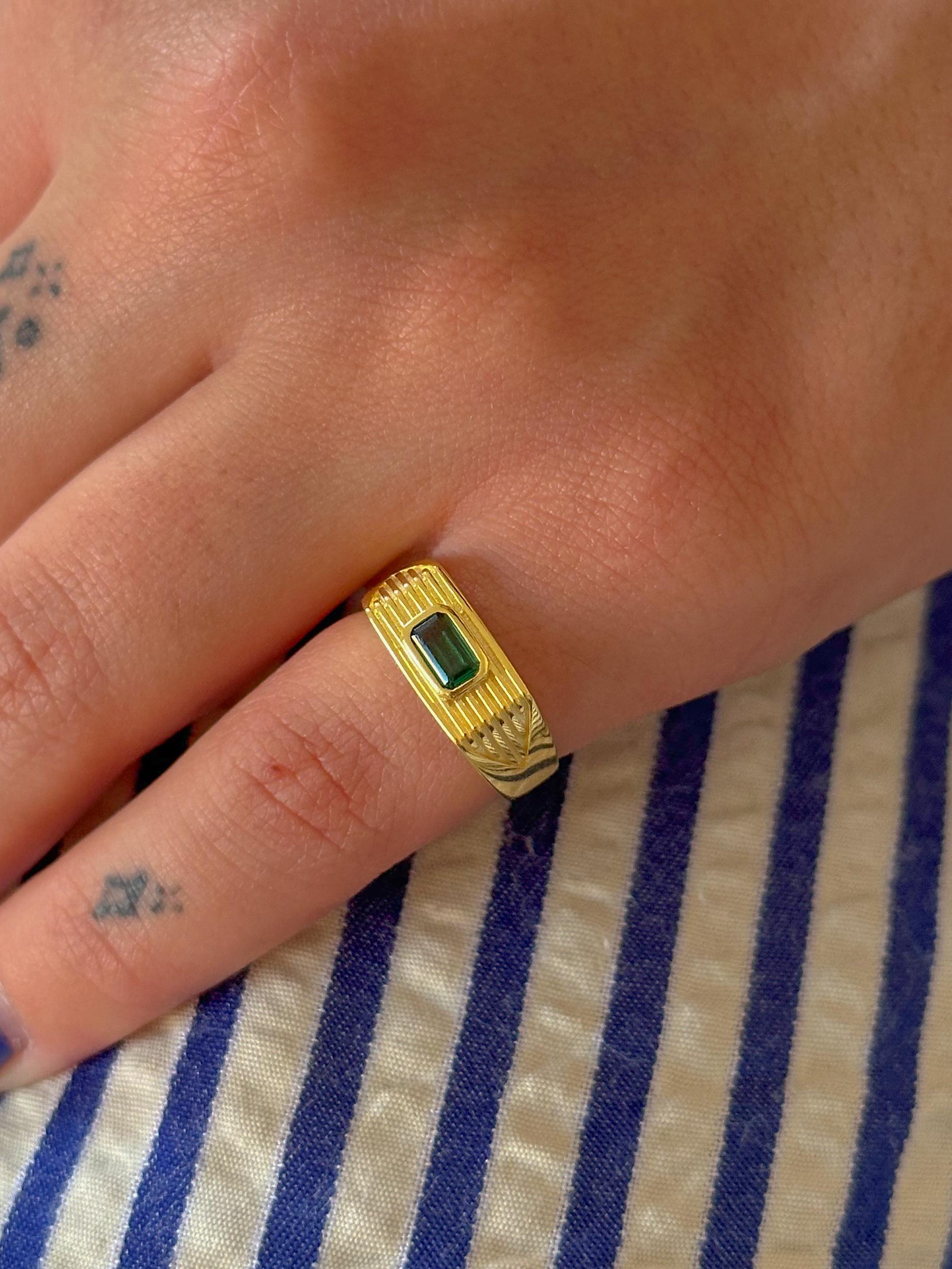 Taşlı Yüzük - 925 Ayar Gümüş