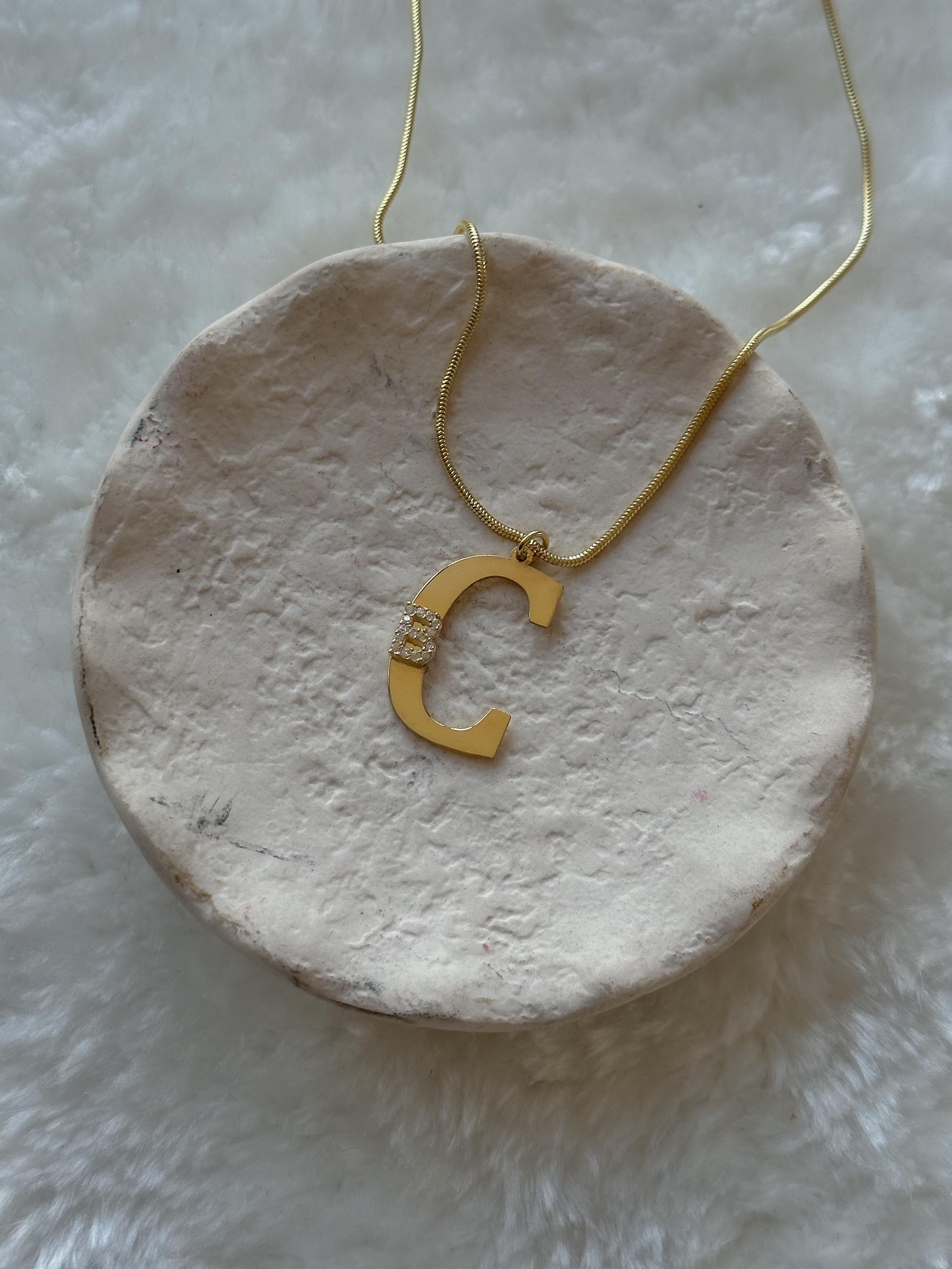 Kişiye Özel 2 Harfli Kolye  - 925 Ayar Gümüş