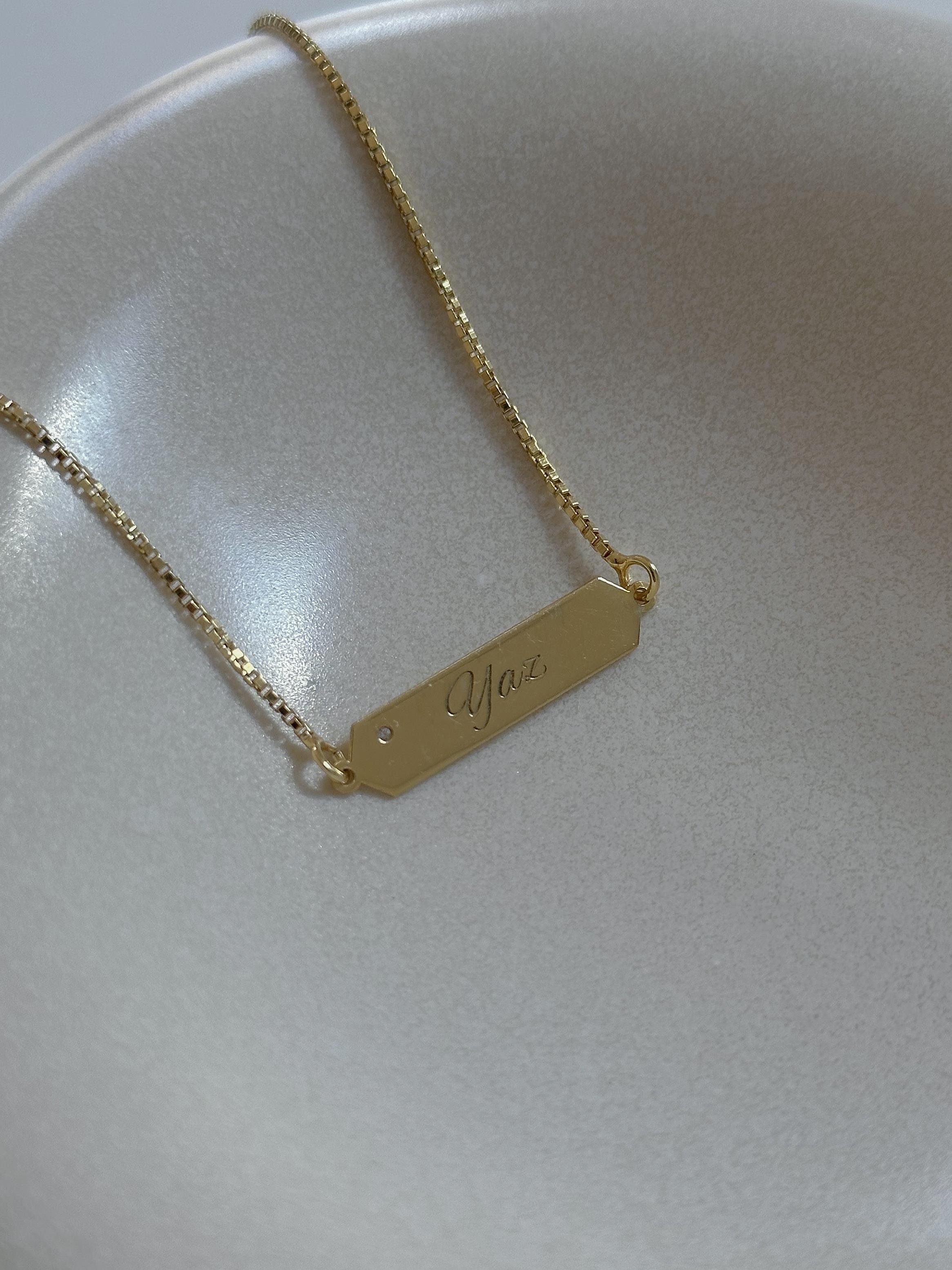 Kişiye Özel Plaka Bileklik -  925 Ayar Gümüş