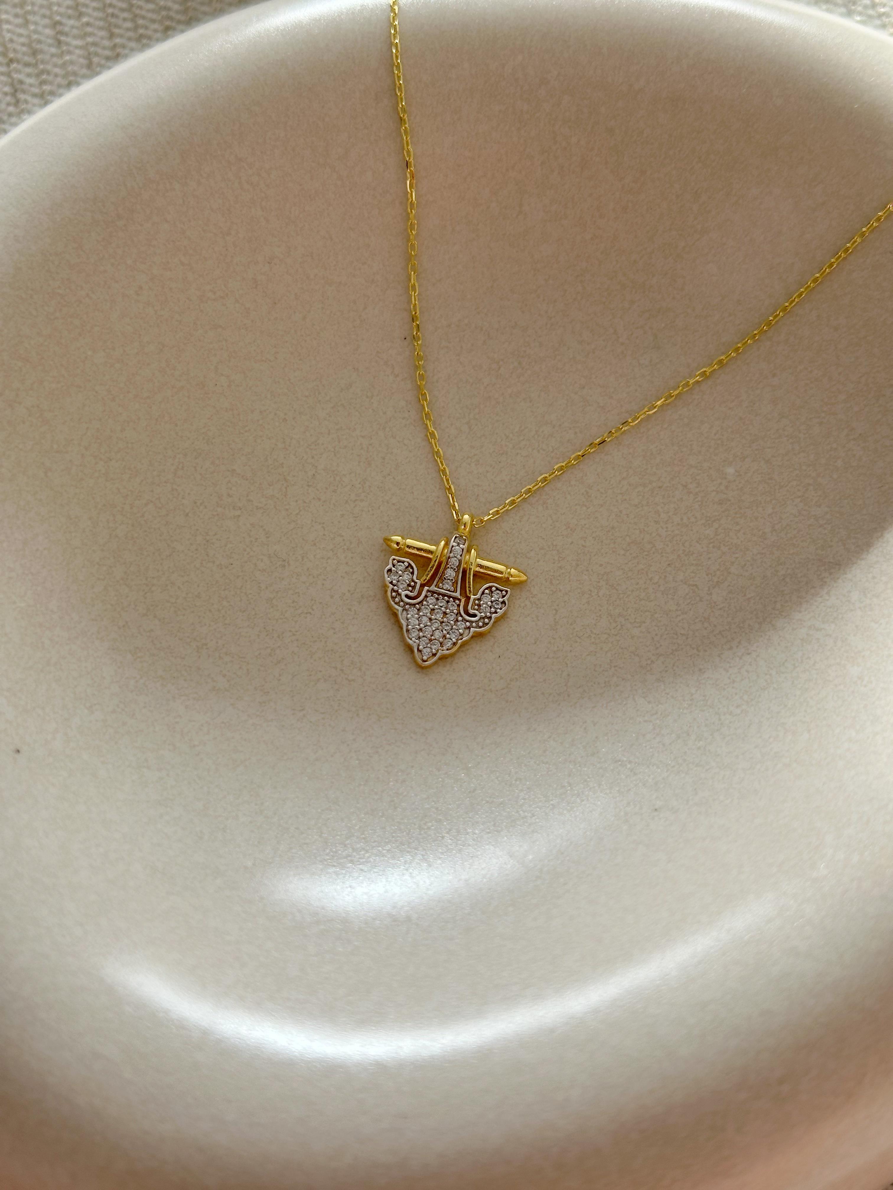 Taşlı Kolye - 925 Ayar Gümüş