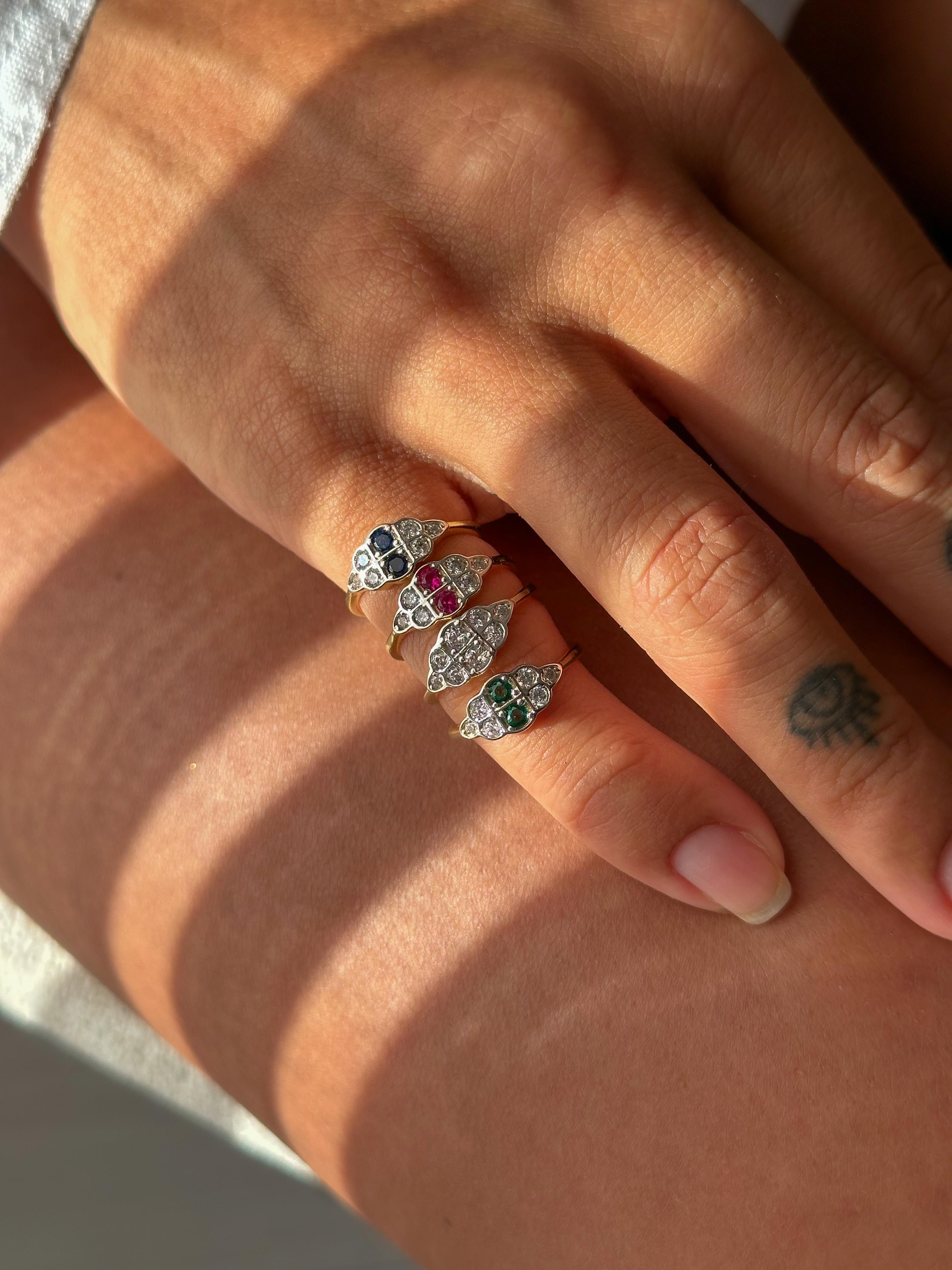 Taşlı Yüzük - 925 Ayar Gümüş