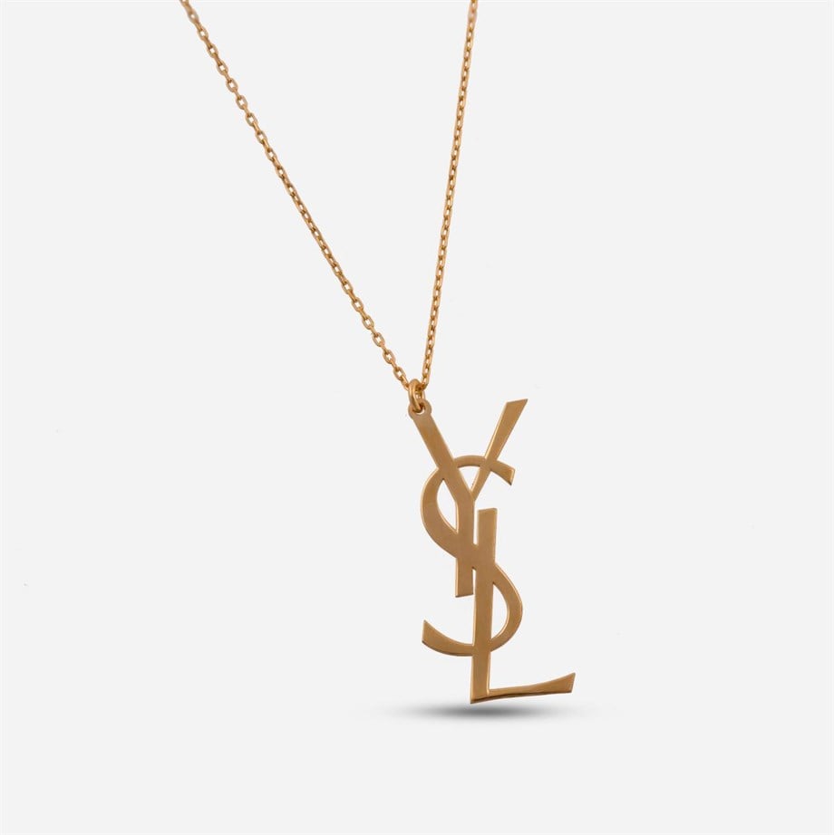 YSL Kolye - 925 Ayar Gümüş