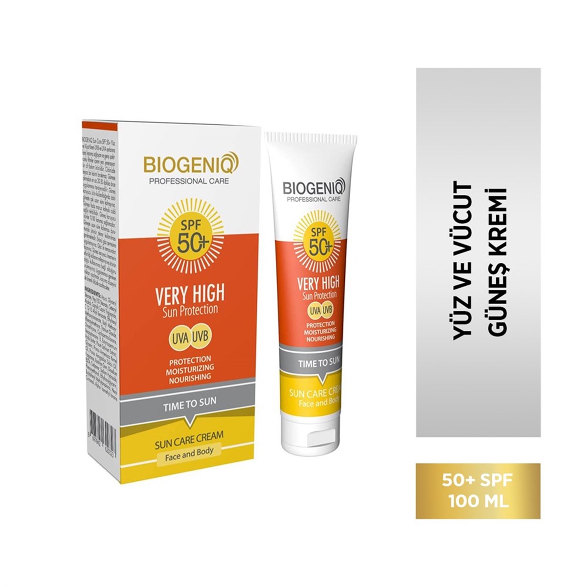 Biogeniq Güneş Kremi SPF 50+ 100 Ml Yüz ve Vücut