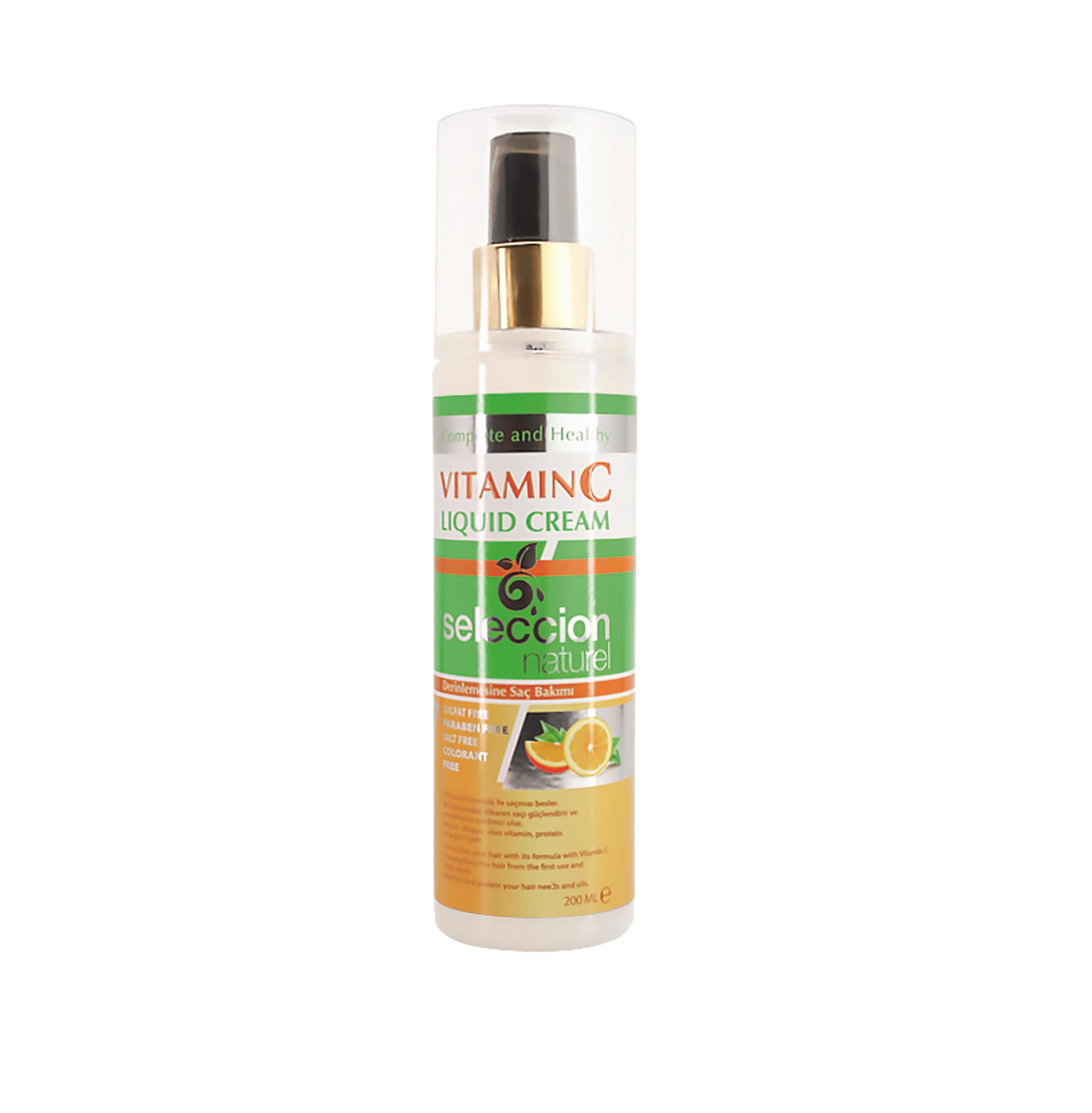 Seleccion NaturelSeleccion Naturel 200Ml Vitamin C Liquid Cream Derinlemesine Sıvı Saç Kremi