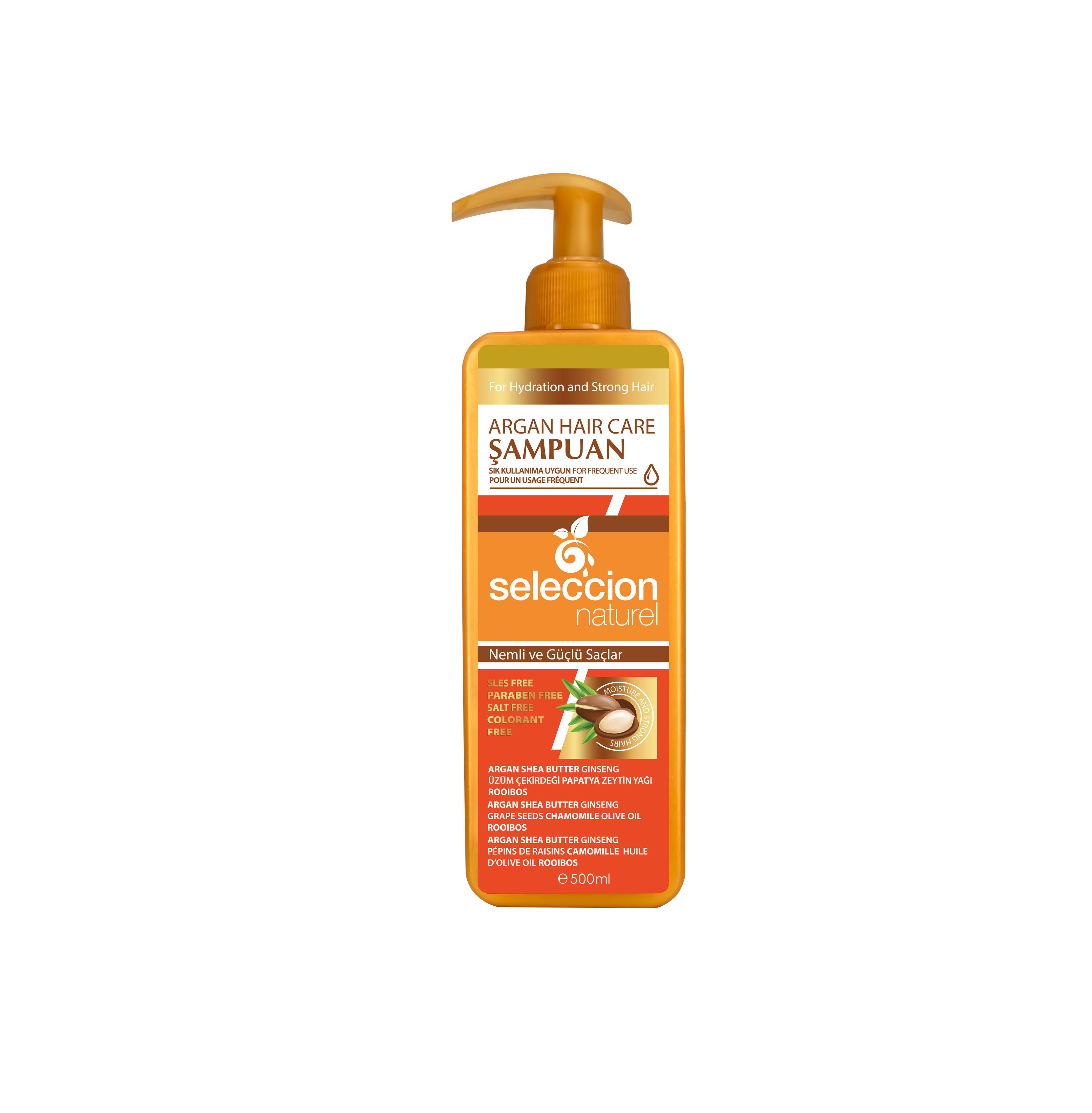 Seleccion NaturelSeleccion Naturel 500 Ml Argan Yağlı Şampuan 