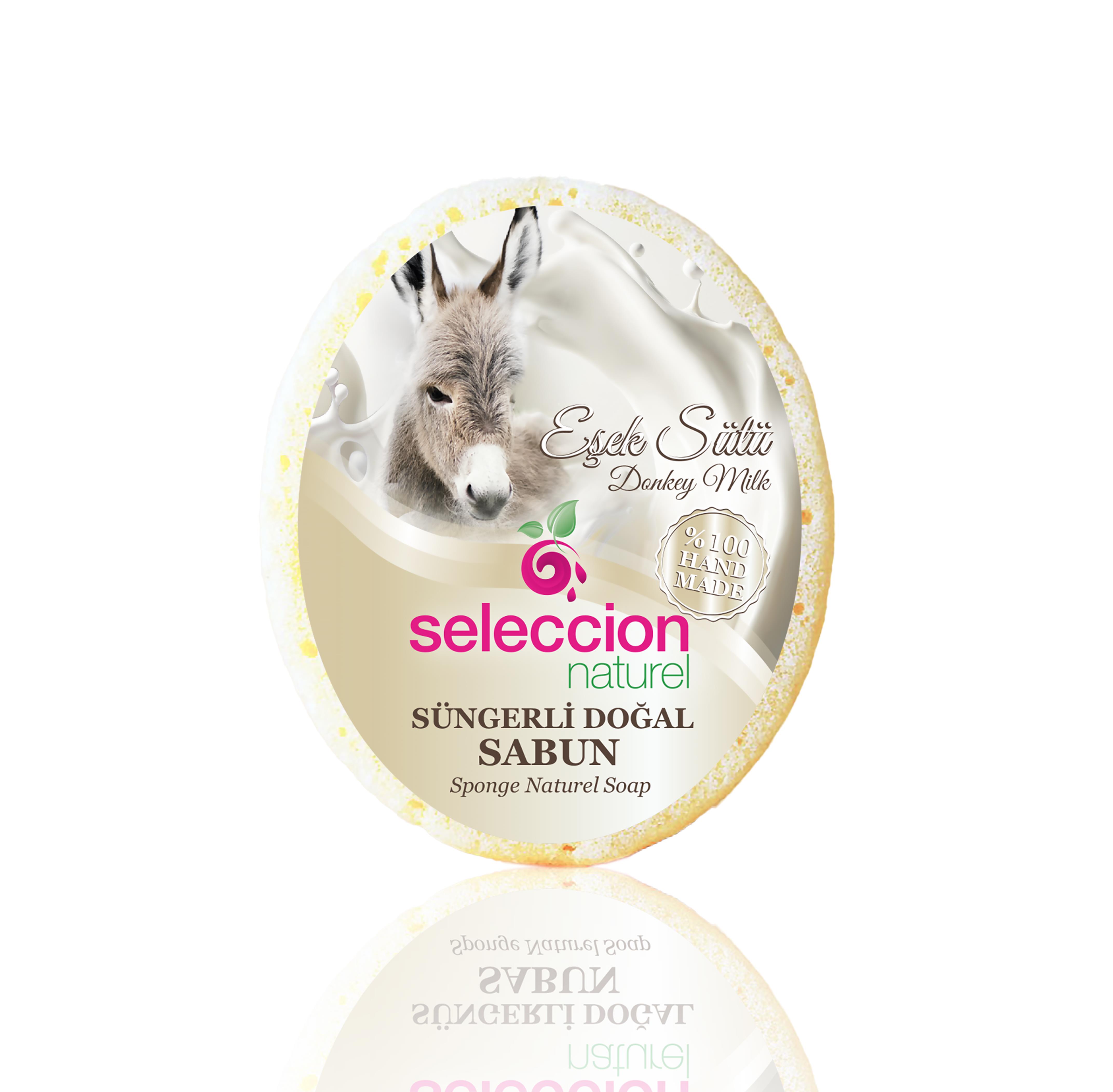 Seleccion NaturelSeleccion Naturel Süngerli Sabun Eşek Sütü 150gr.