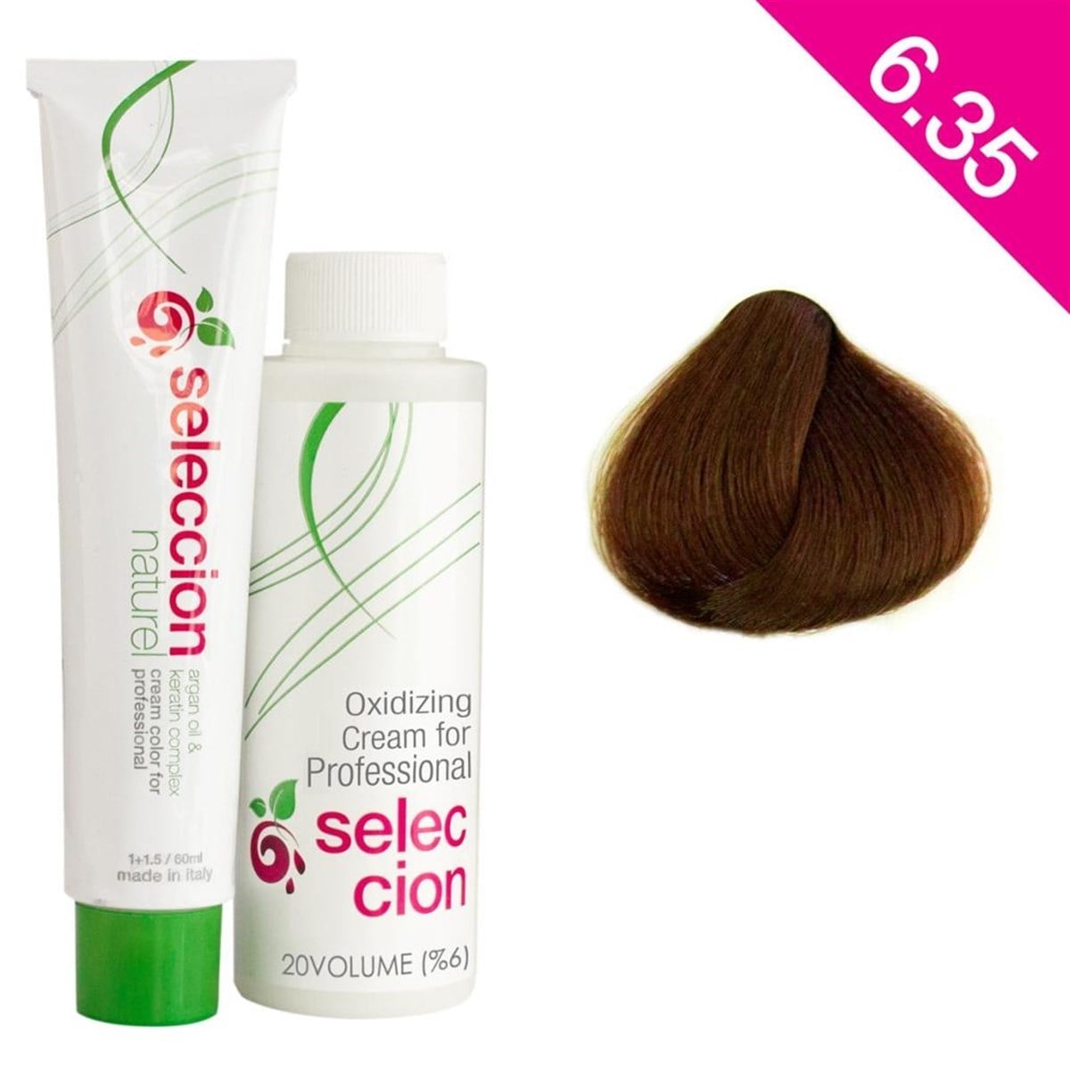 Seleccıon NaturelSeleccion Saç Boyası 60 Ml 6.35 Sıcak Çikolata Kahve