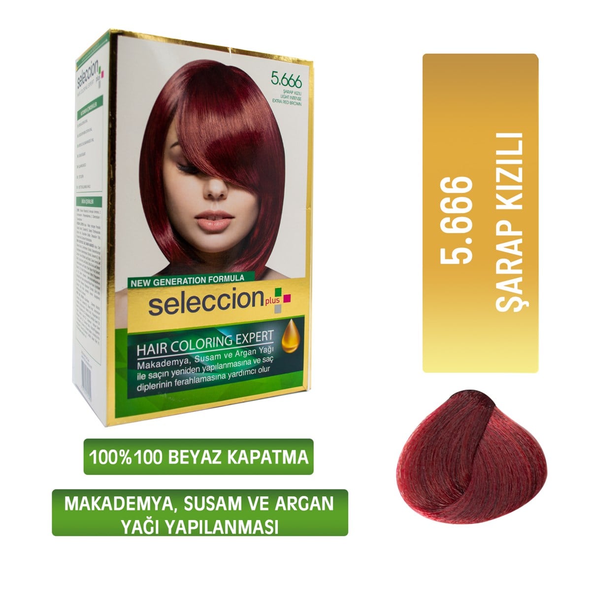 Seleccıon PlusSeleccion Plus Set Boya 5.666 Şarap Kızılı