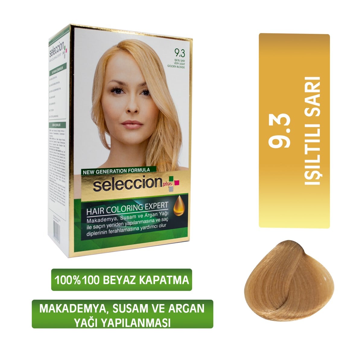 Seleccıon PlusSeleccion Plus Set Boya 9.3 Isıltılı Sarı