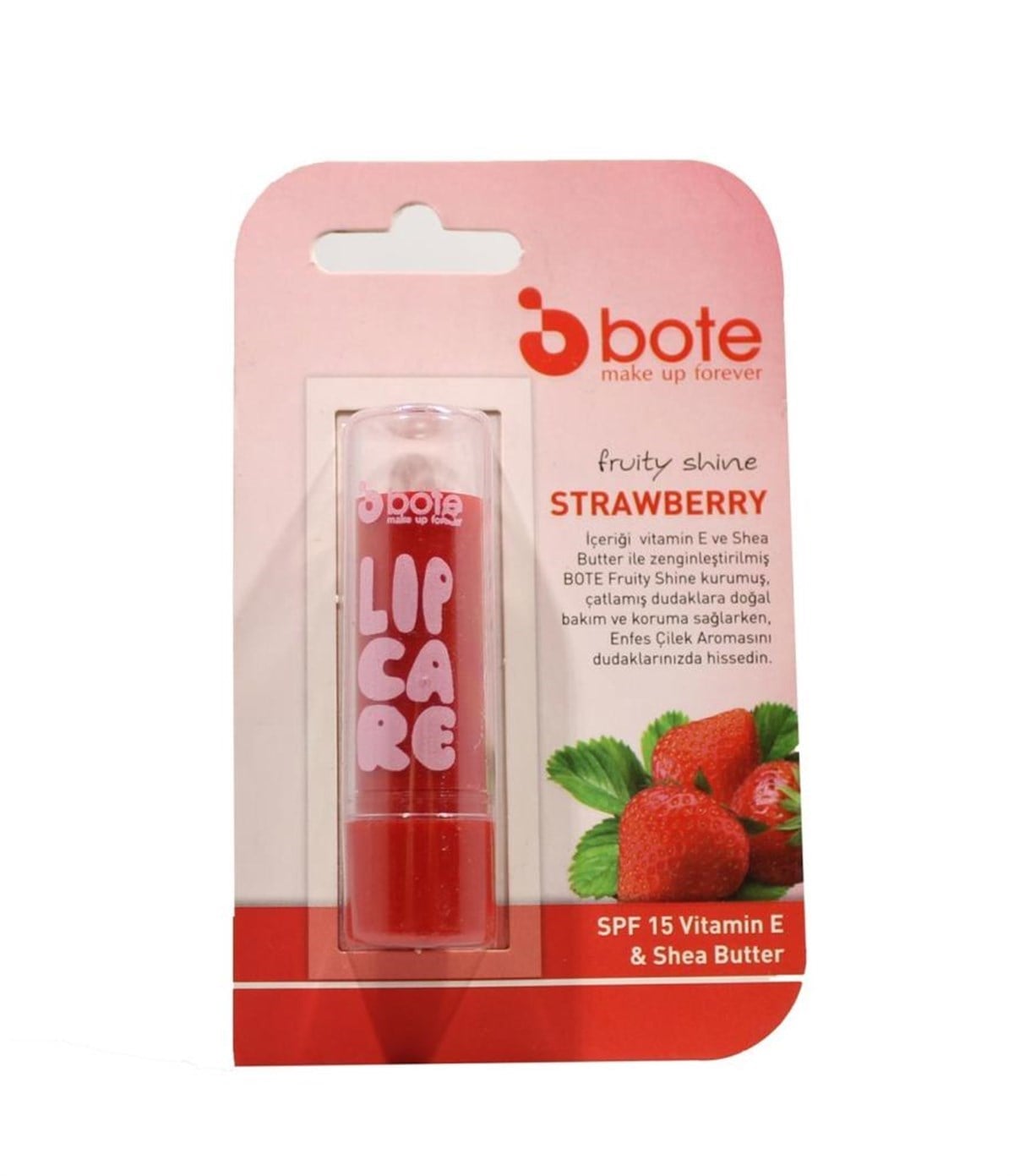 Bote Lıp Care 5.5Ml Fruıty Shıne Strawberry