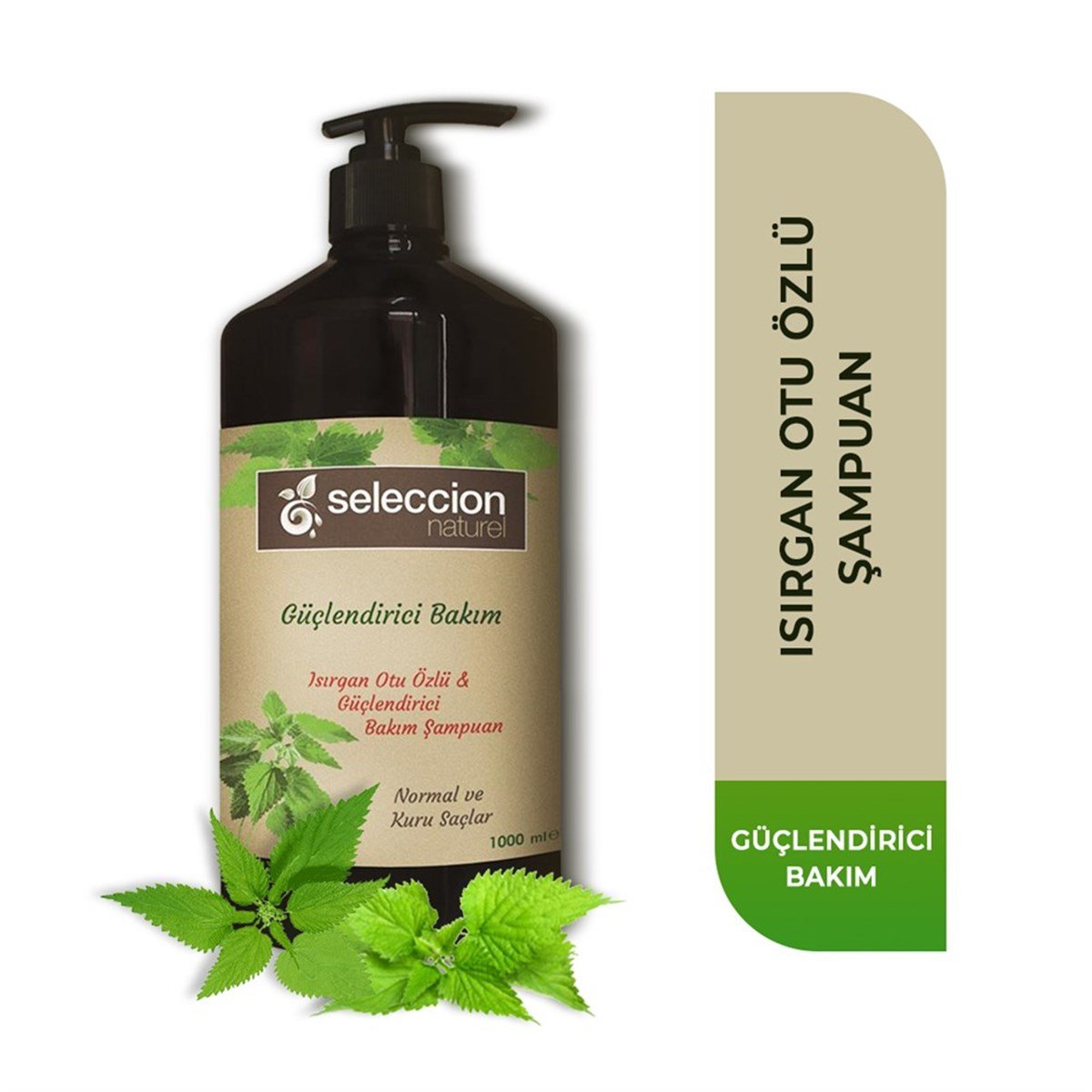 Seleccıon NaturelSeleccion Naturel 1000Ml Isırgan Otu Özlü Şampuan Normal Saçlar