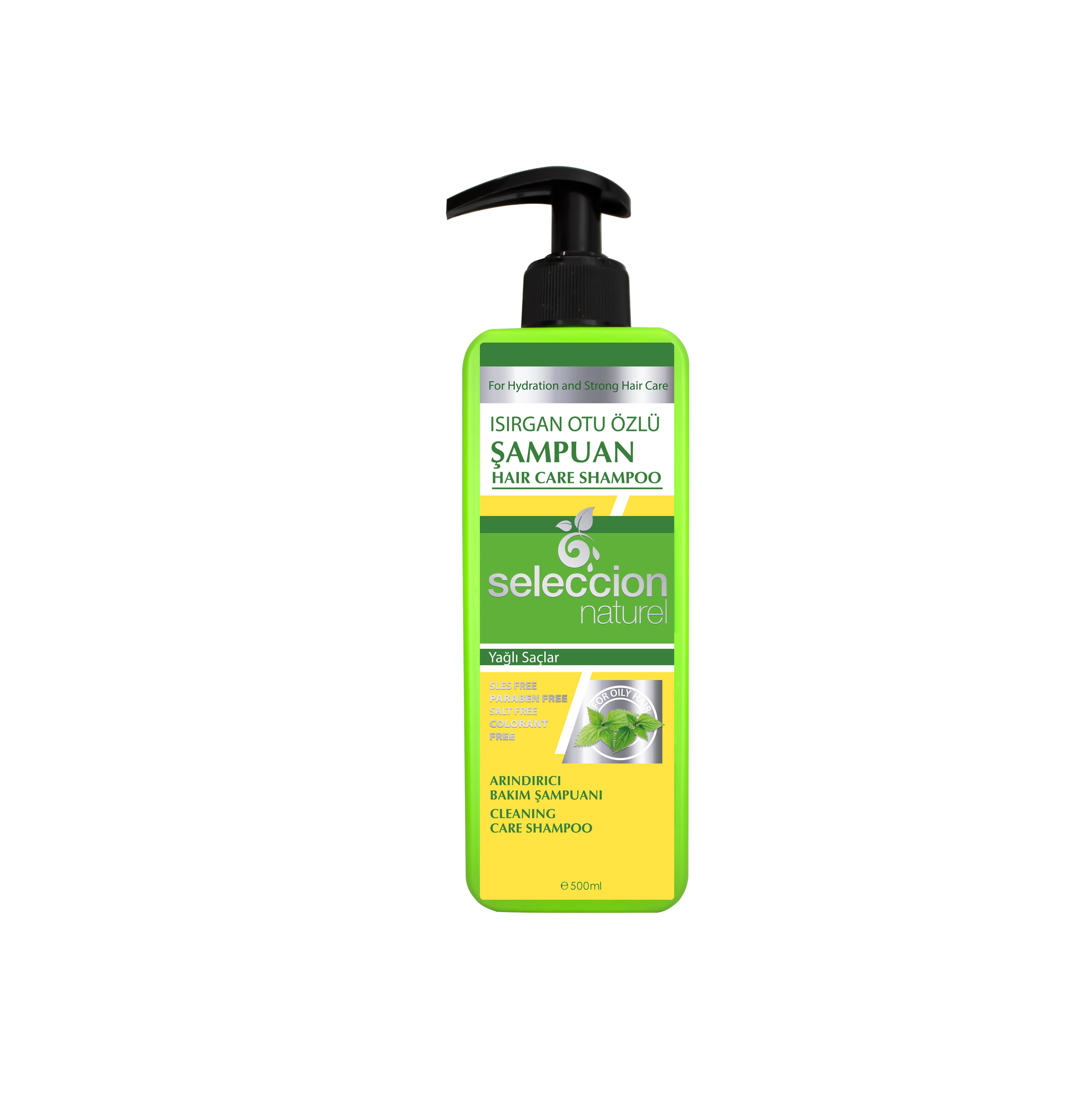 Seleccion NaturelSeleccion Naturel 500ML  Şampuan Isırgan Yağı Saçlar