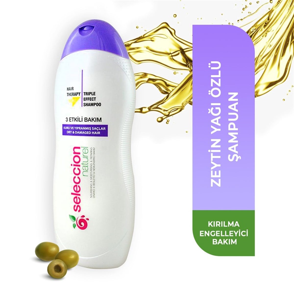 Seleccıon NaturelSeleccion Naturel 750 Ml Zeytin Yağı Özlü Şampuan