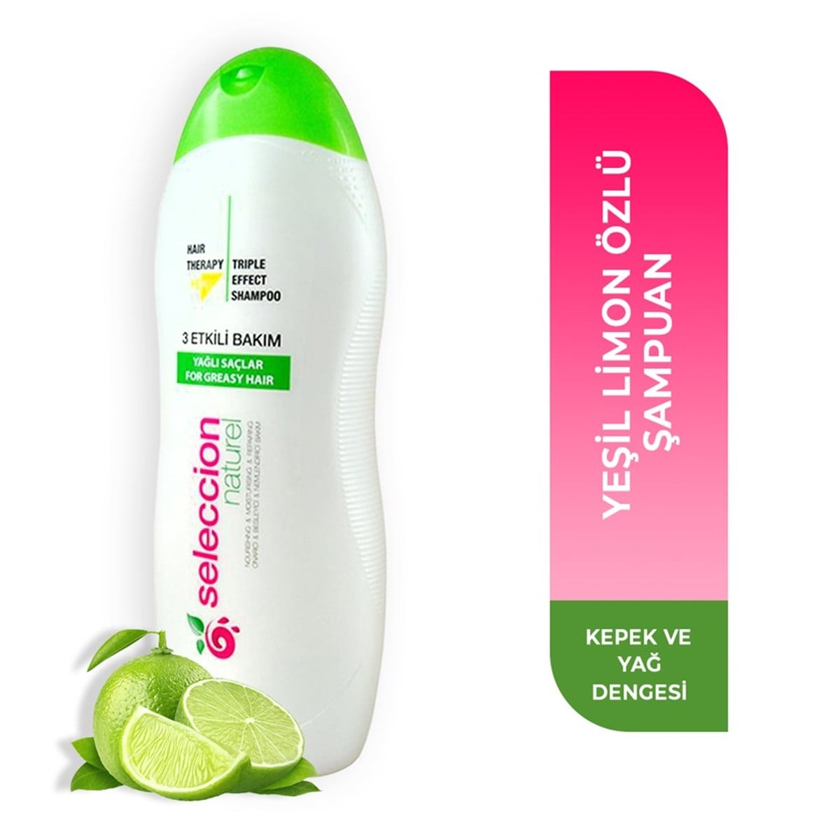 Seleccıon NaturelSeleccion Naturel 750 Ml Yeşil Limon Özlü Şampuan