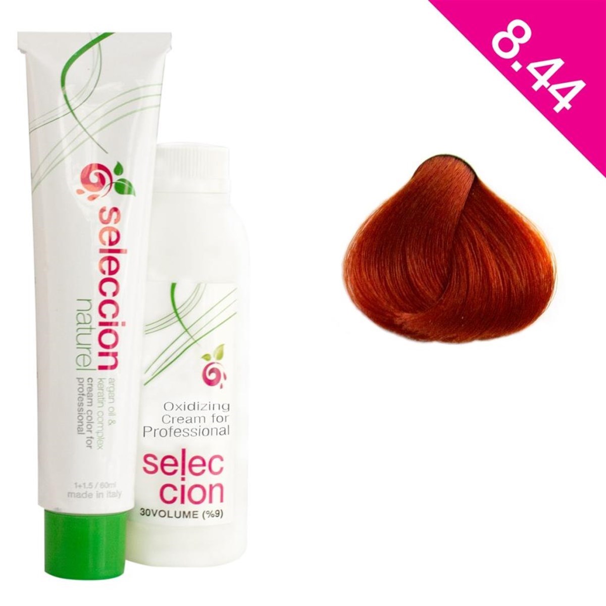 Seleccıon NaturelSeleccion Saç Boyası 60 Ml 8.44 Açık Kumral Yoğun Bakır