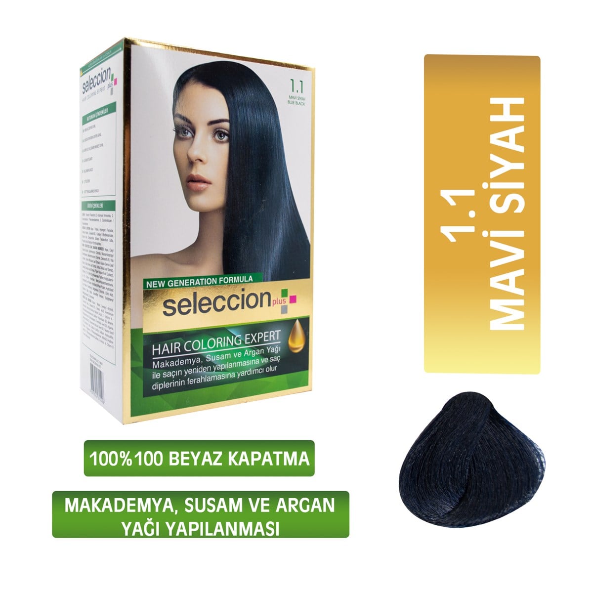 Seleccıon PlusSeleccion Plus Set Boya 1.1 Mavi Siyah