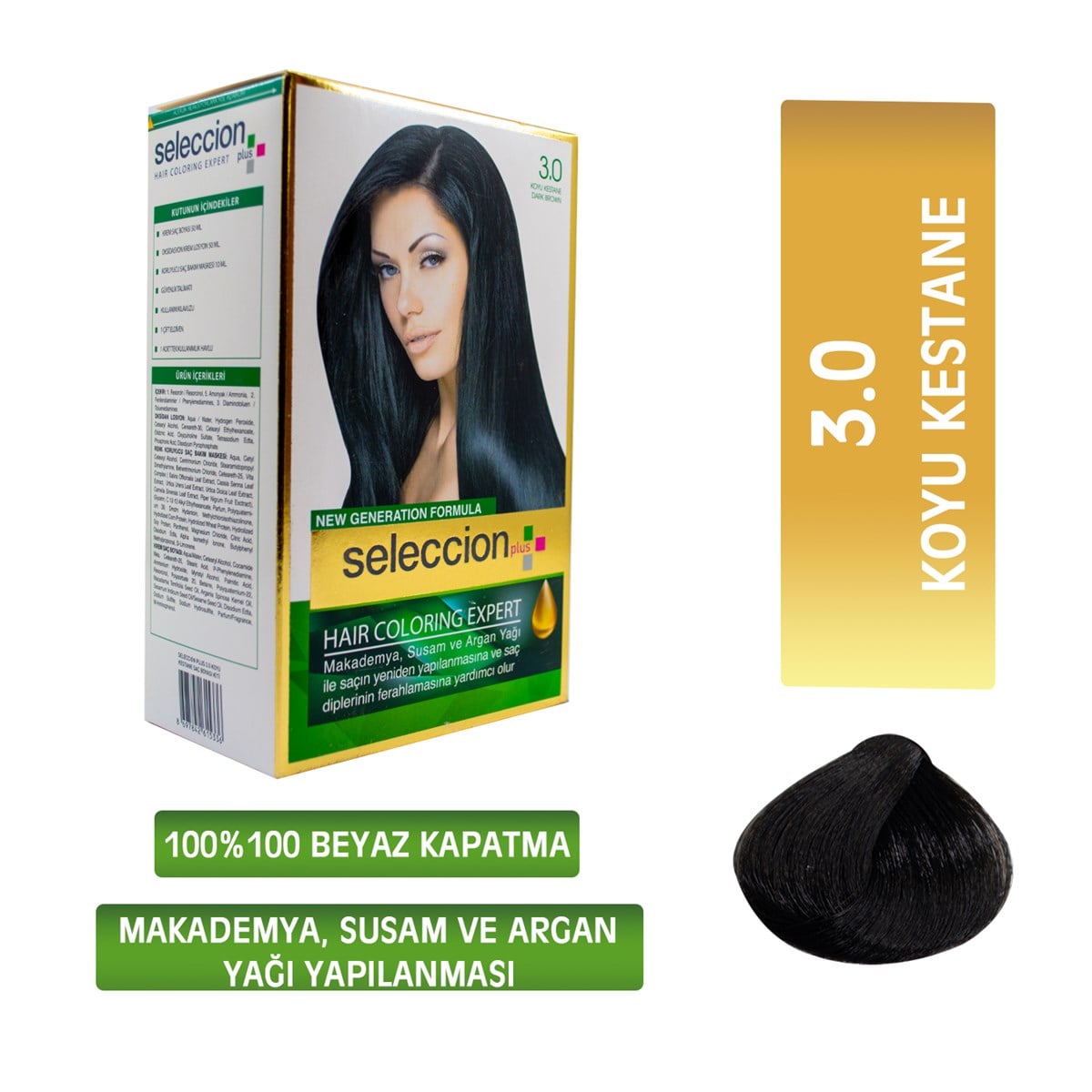 Seleccıon PlusSeleccion Plus Set Boya 3.0 Koyu Kestane