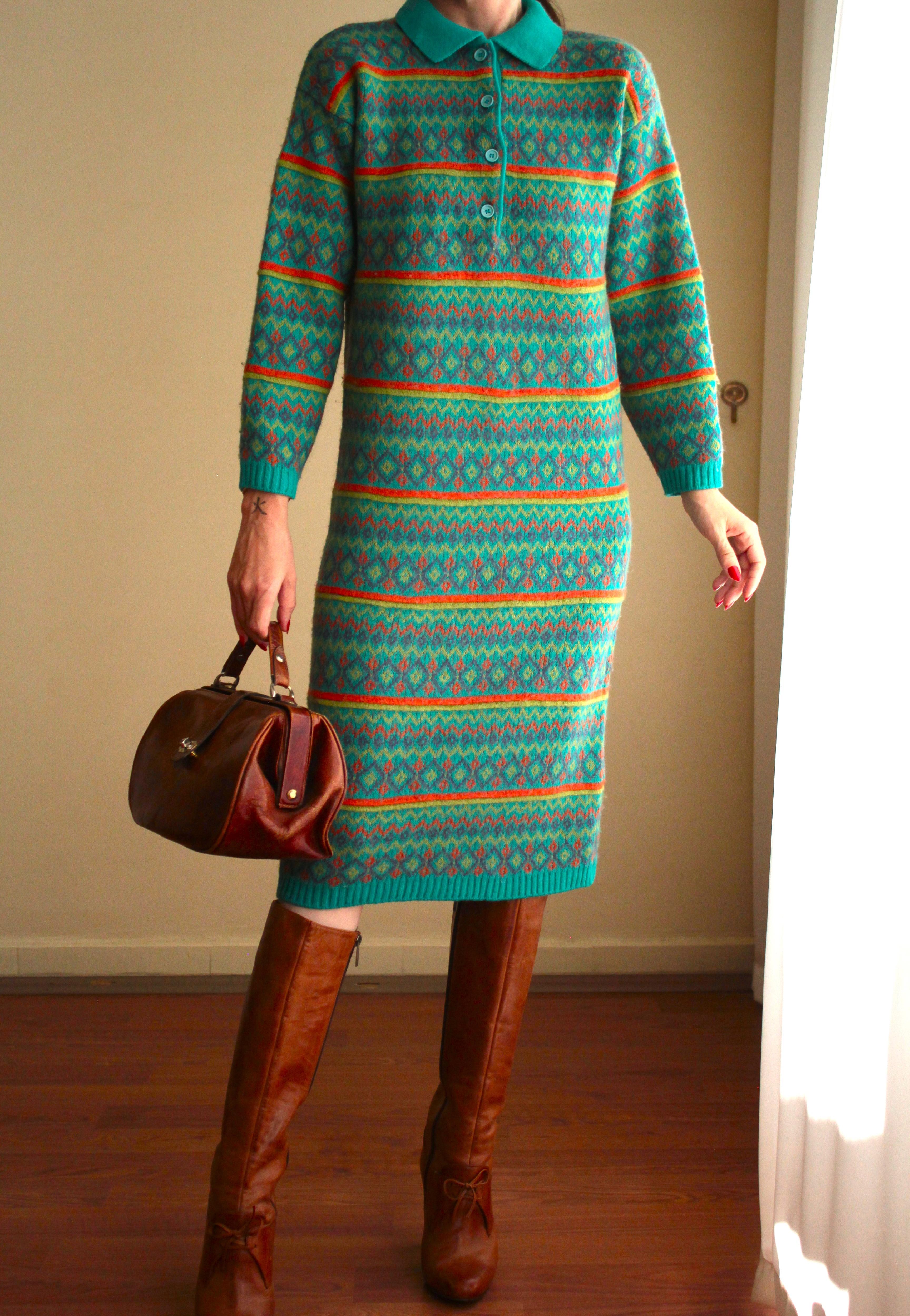 Vintage Elbise