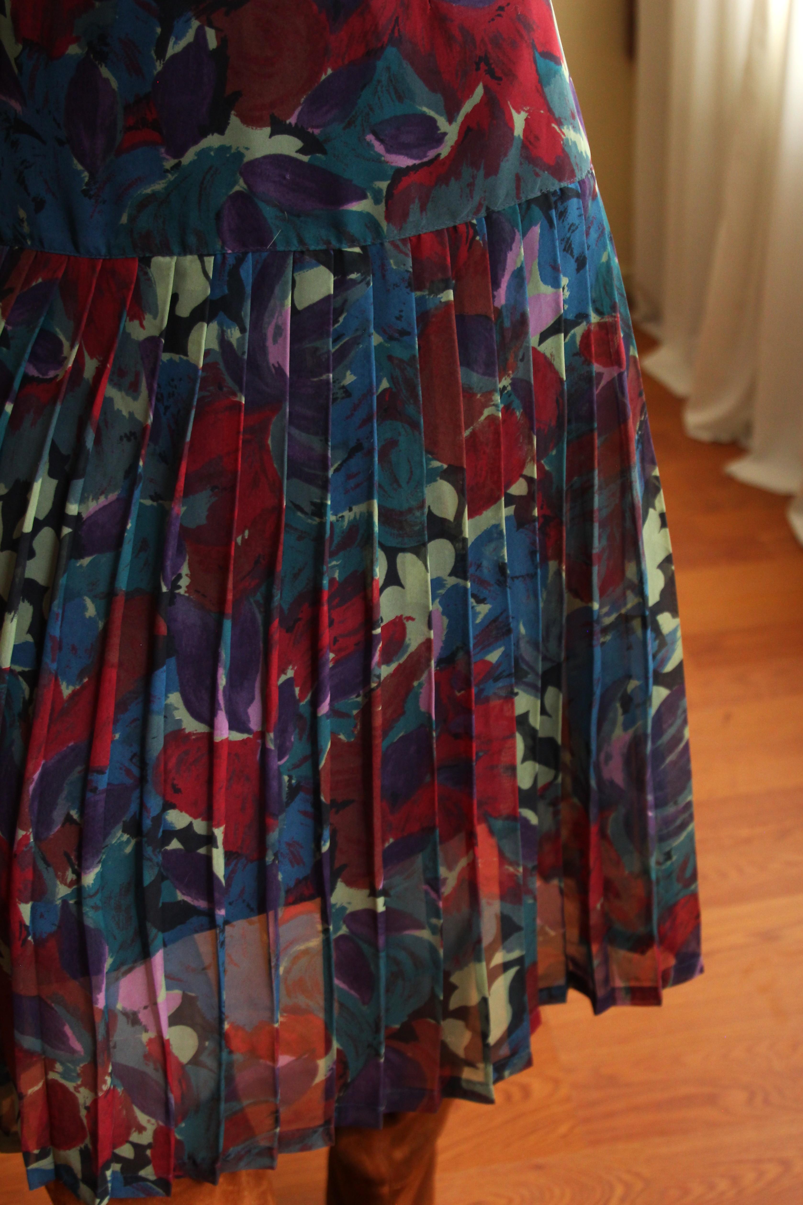 %100 Viskose Vintage Etek
