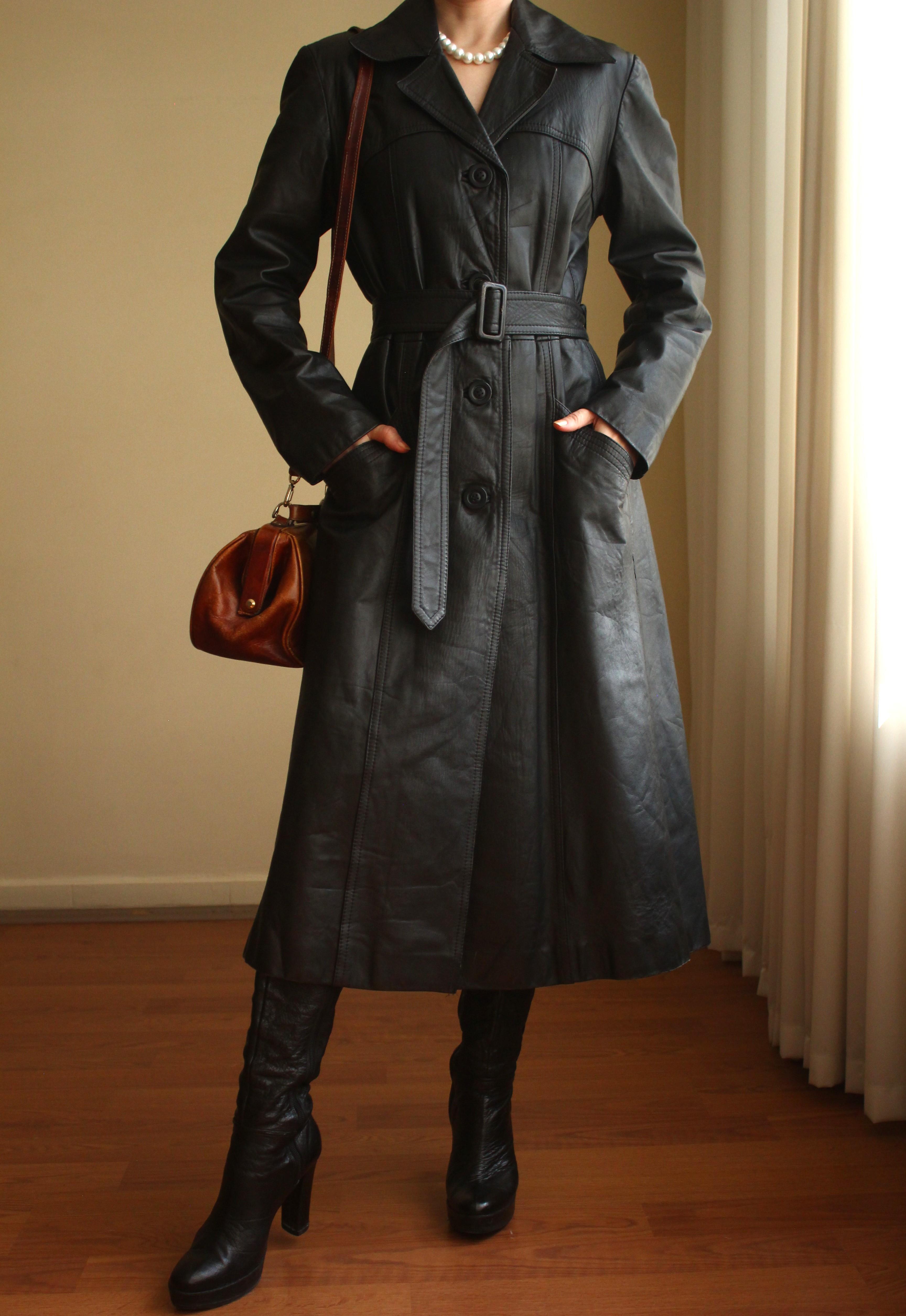 Leather Maxi Kaban