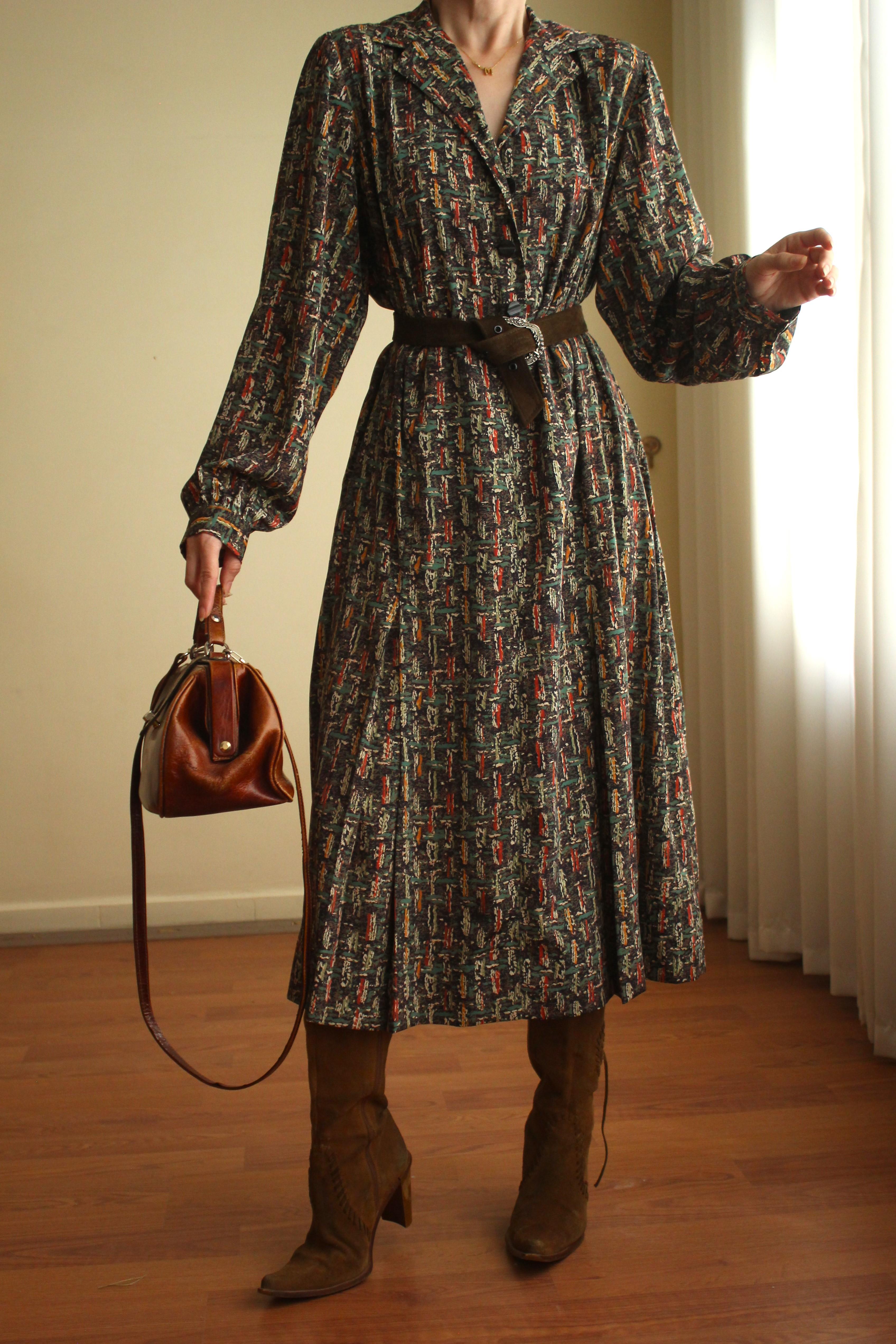 Vintage Elbise