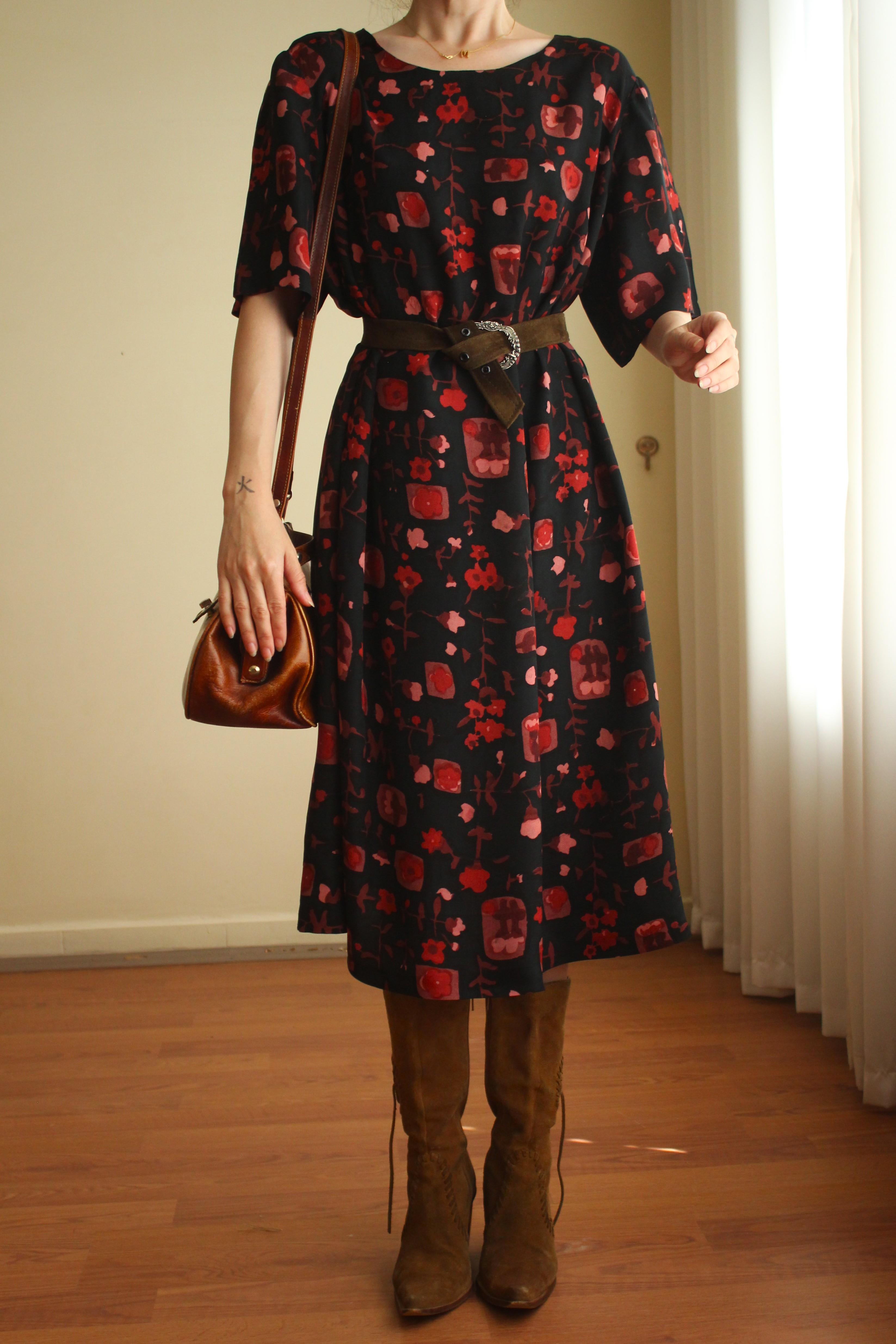 Vintage Elbise