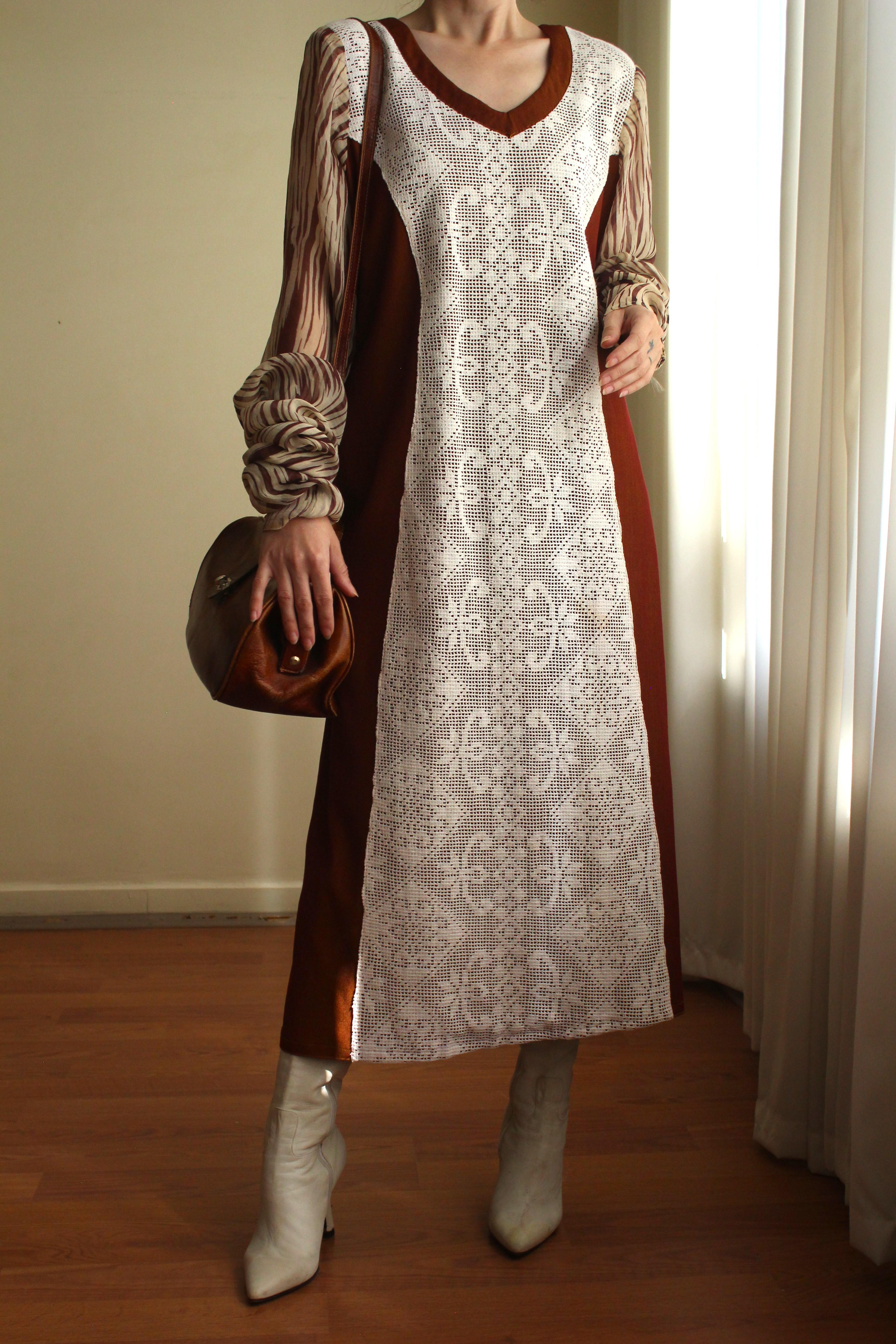Vintage Elbise