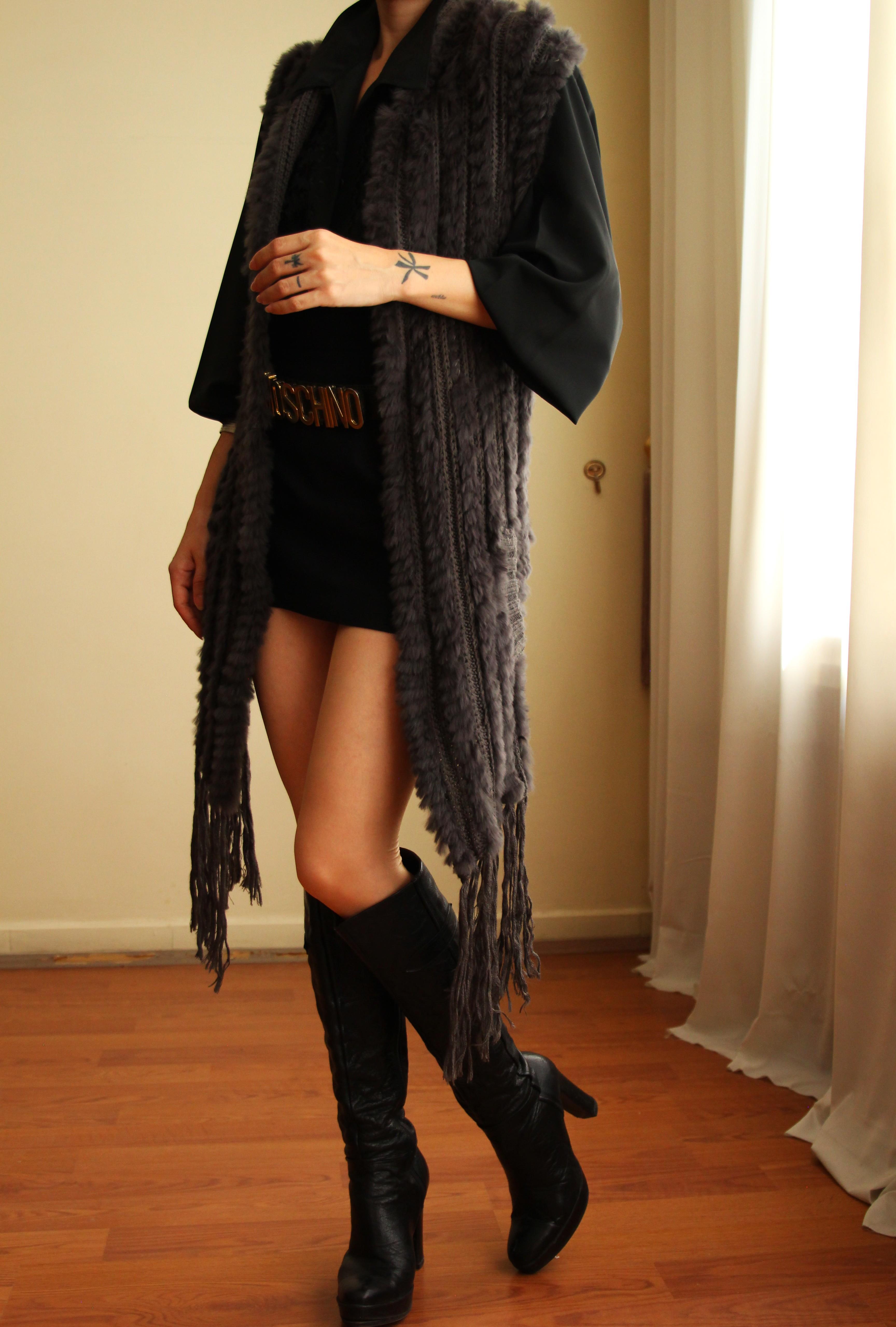 Vintage Gerçek Kürk