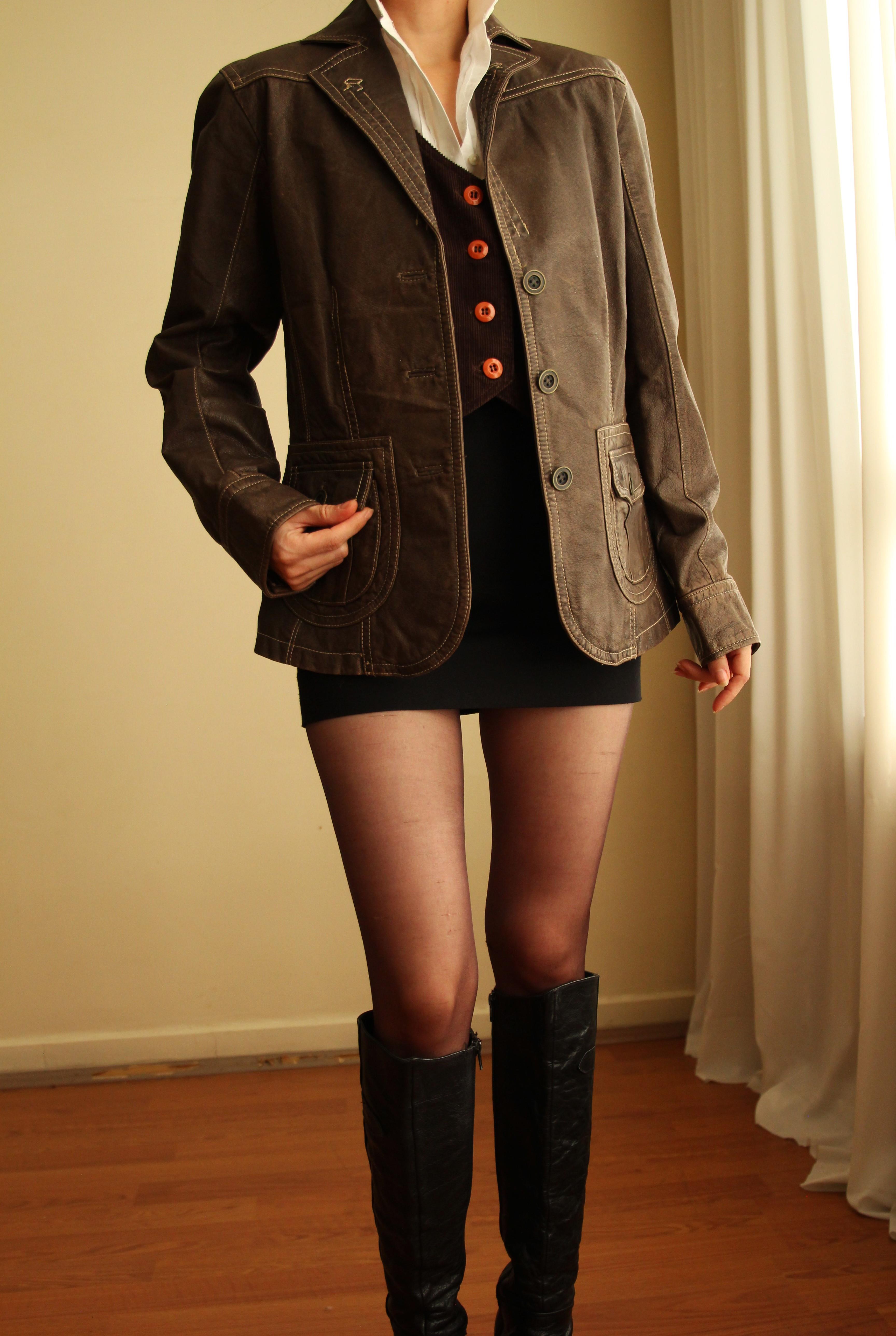 Vintage Leather Ceket