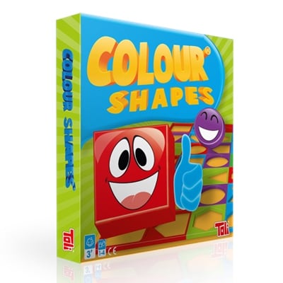 Colour Shapes Renkli Ahşap Taşlı Zeka Oyunu