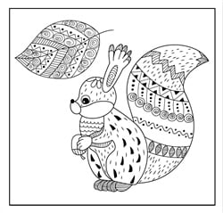 Mandala Boyama Kitabı - Hayvanlar Serisi