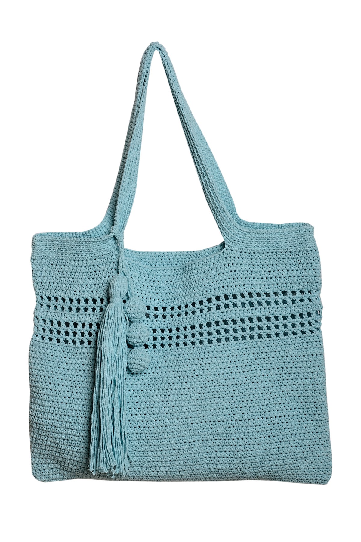 Mint   Örgü Tote Çanta