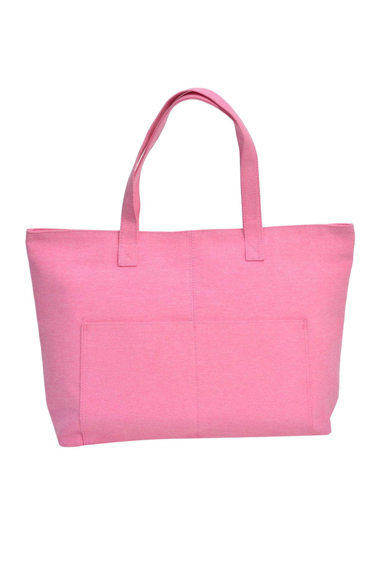 Pembe Büyük Boy Çok Amaçlı Shopper Tote Çanta
