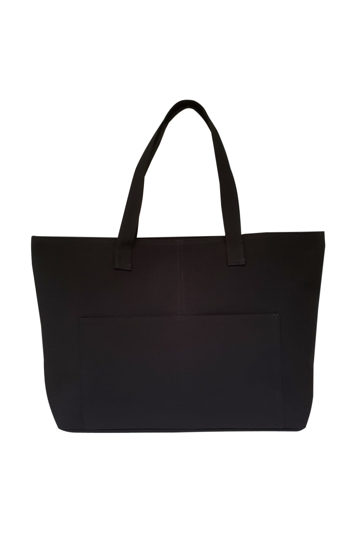 Siyah  Büyük Boy Çok Amaçlı Shopper Tote Çanta