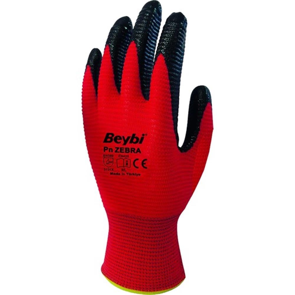 BEYBİHırdavat Malzemeleri Beybi Pn Zebra Eldiven No 9