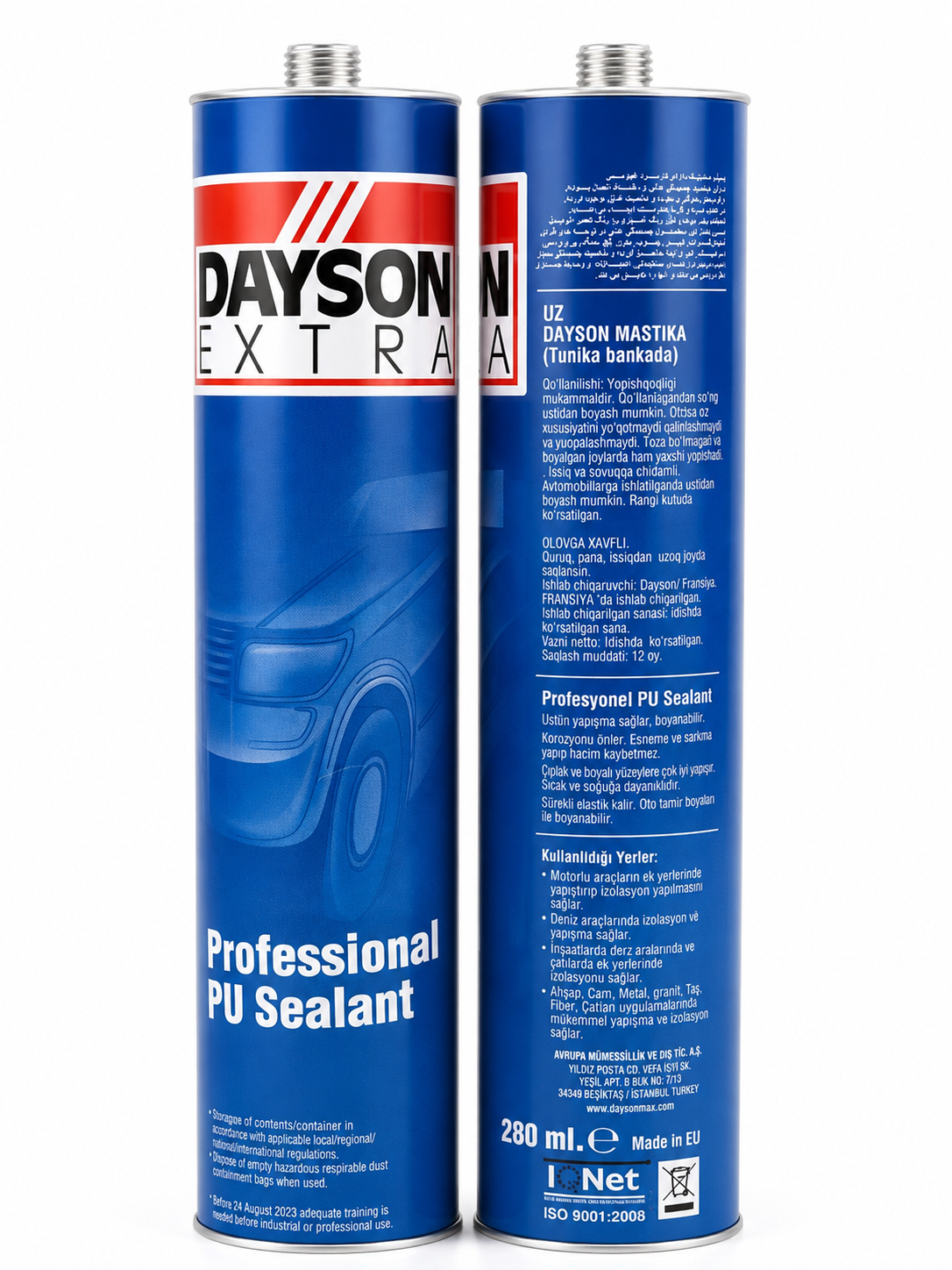 Dayson P.U. Mastik Extra Kartuş 280 ml