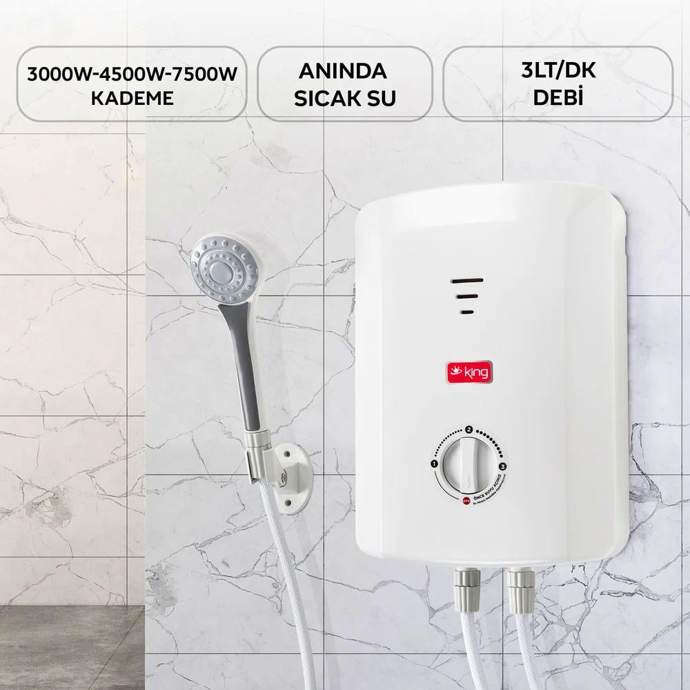KingBanyo Gereçleri King Ekvator Şofben