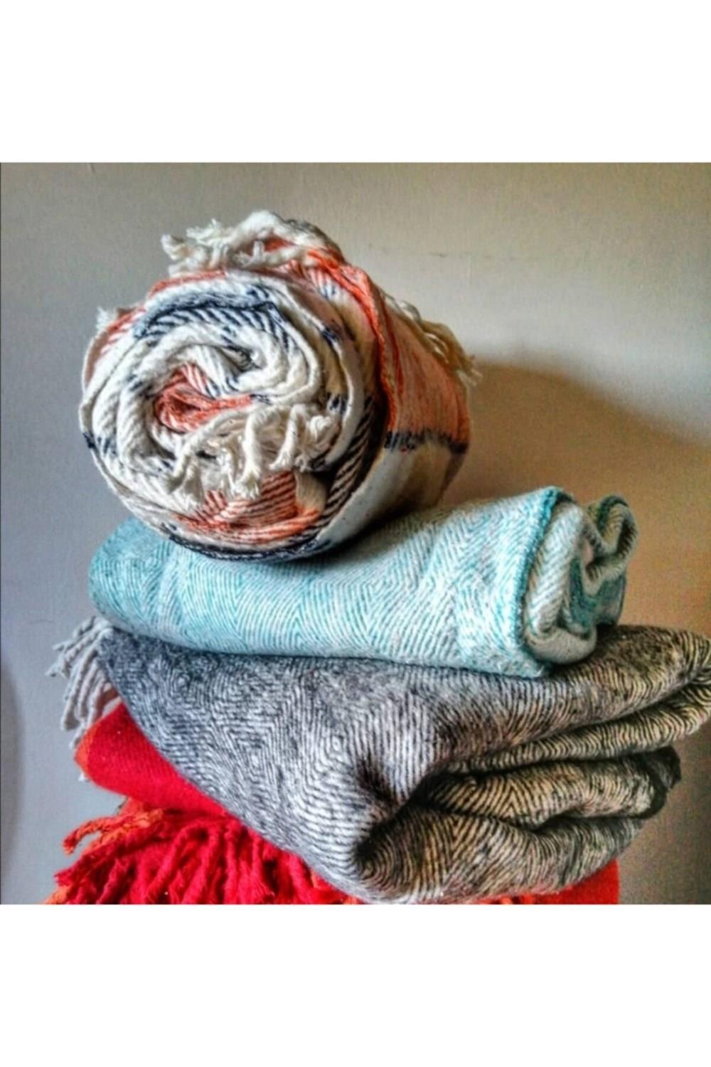 MarkasızDiğer Ürünler Koton Pamuklu Flat Battaniye