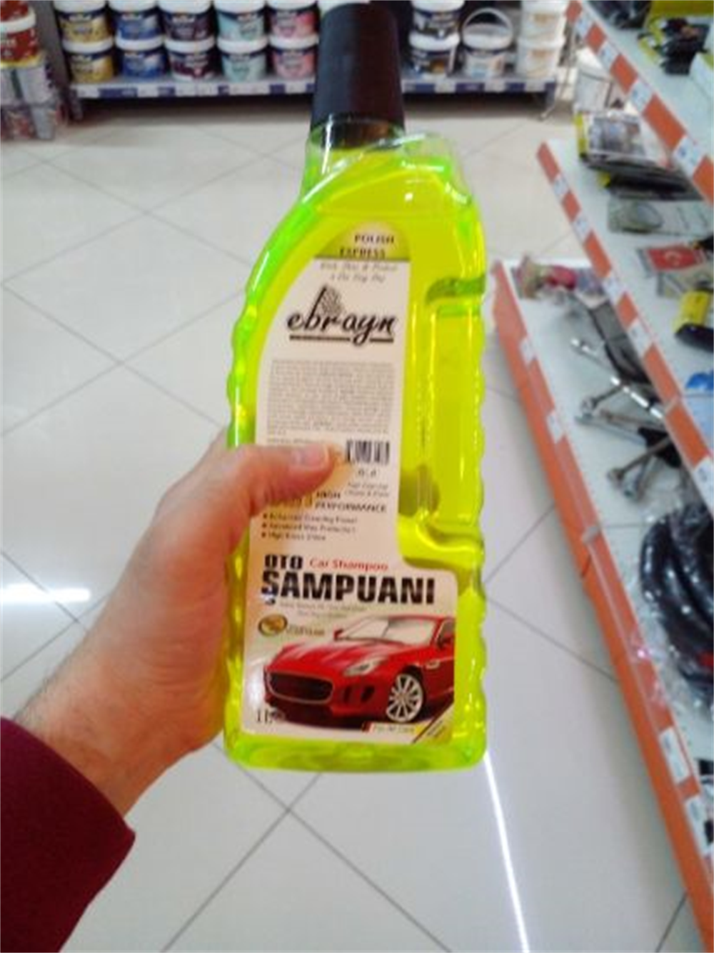 MarkasızTemizlik ve Bakım Oto Şampuanı 1 Lt.