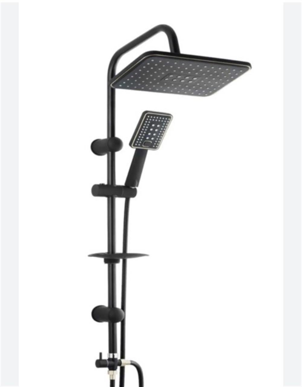 MarkasızMutfak Aksesuarları Siyah Lüks Robot Duş Seti