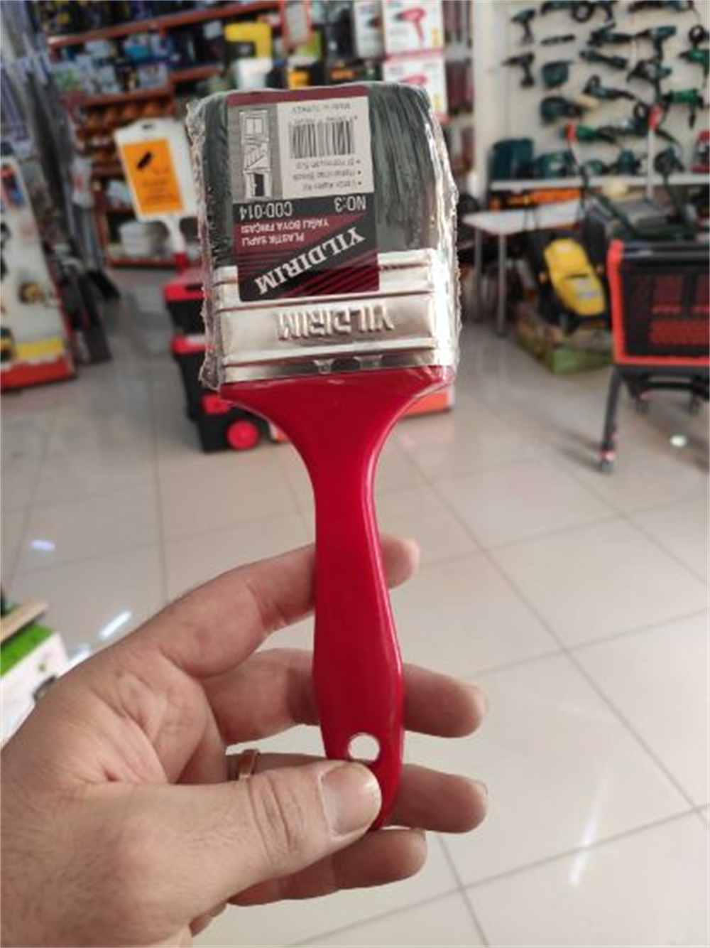 MarkasızBoya Ekipmanları Yağlı Boya Fırçası No:3