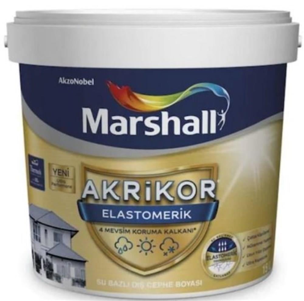 MARSHALLDekorasyon Gereçleri Marshall Akrikor Elastomerik Bw Baz 2.5 Lt
