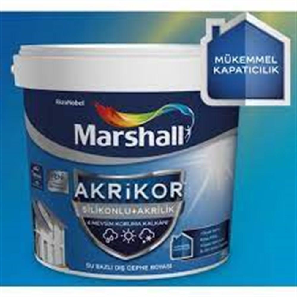 MARSHALLDış Cephe Marshall Akrikor Silikonlu Akrilik Bm Baz 2.5 Lt.