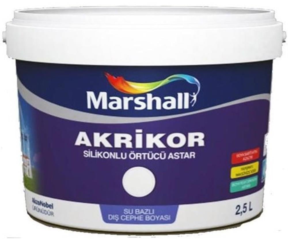 MARSHALLİç Cephe Marshall Akrikor Silikonlu Örtücü Astar 10 Kg