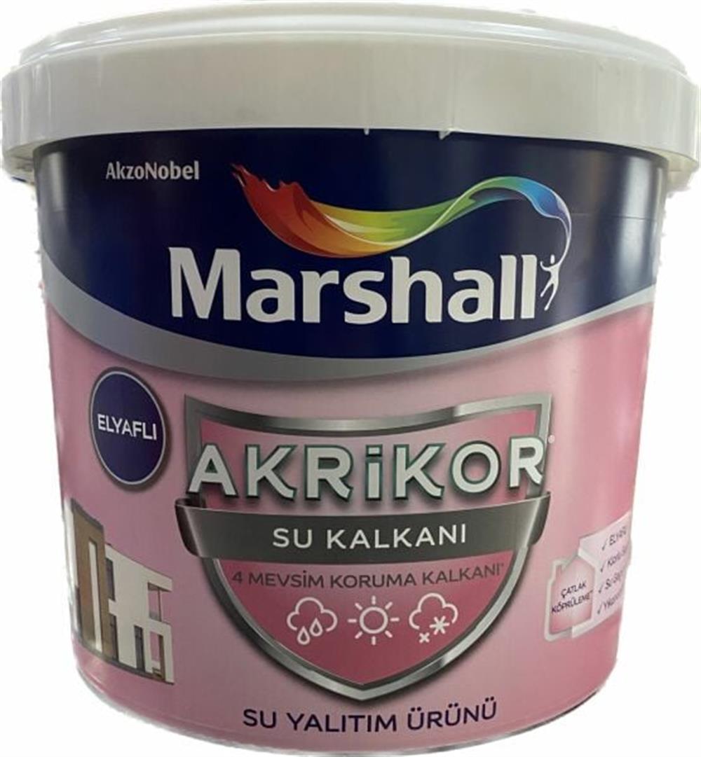 MARSHALLDekorasyon Gereçleri Marshall Akrikor Su Kalkanı Elyaflı 10 Kg.