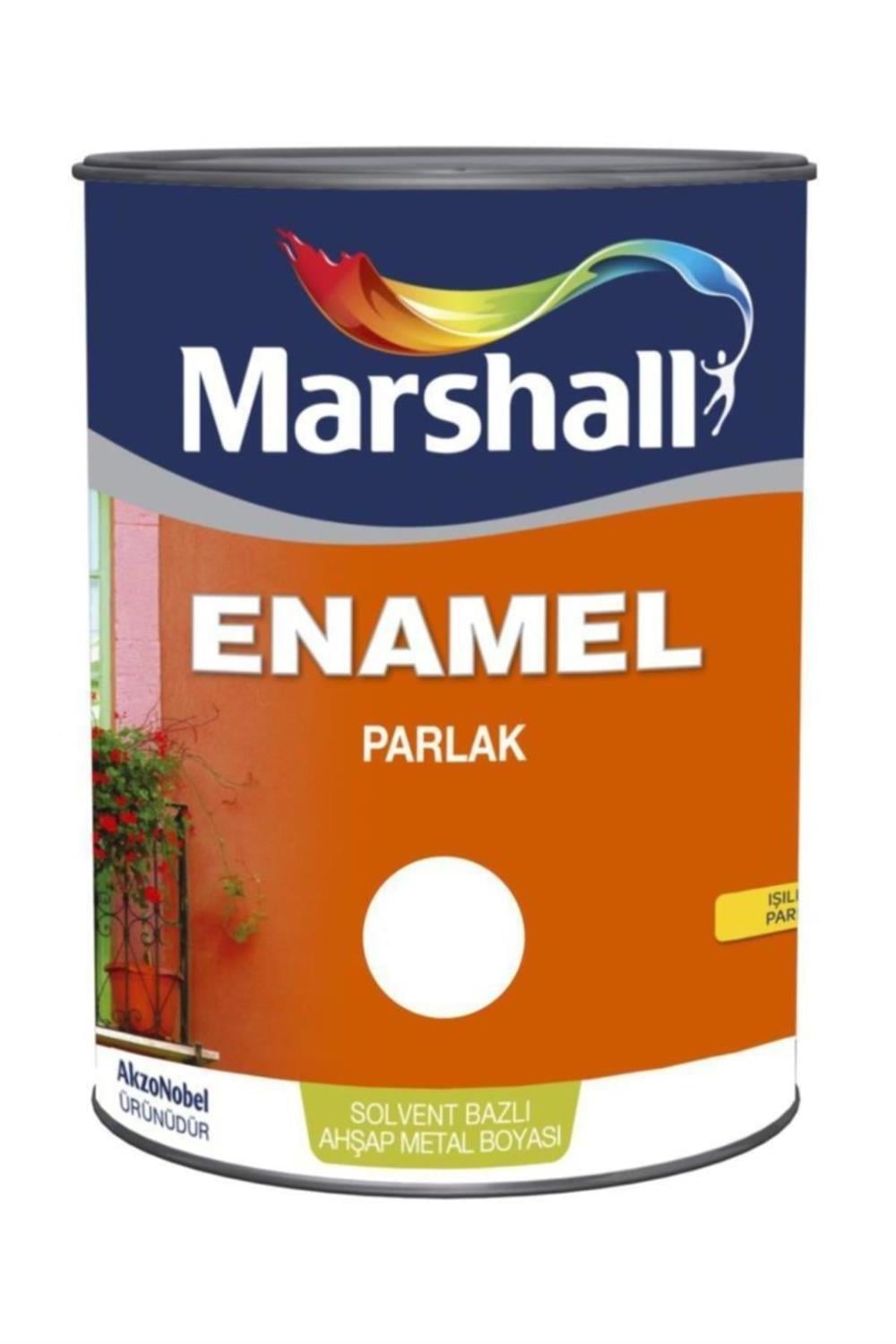 MARSHALLDış Cephe Marshall Enamel Parlak Nefti Yeşil 0.75 Lt