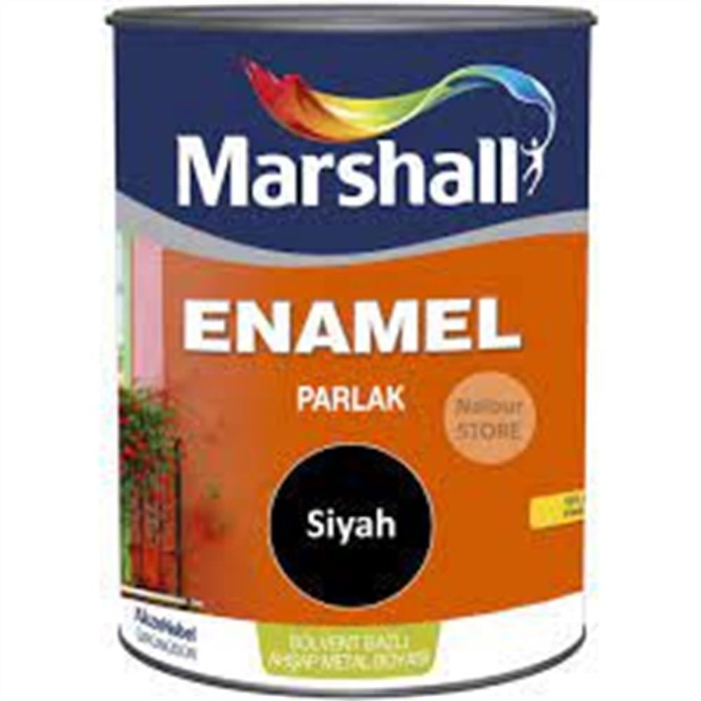 MARSHALLİç Cephe Marshall Enamel Parlak Siyah 0.75 Lt.