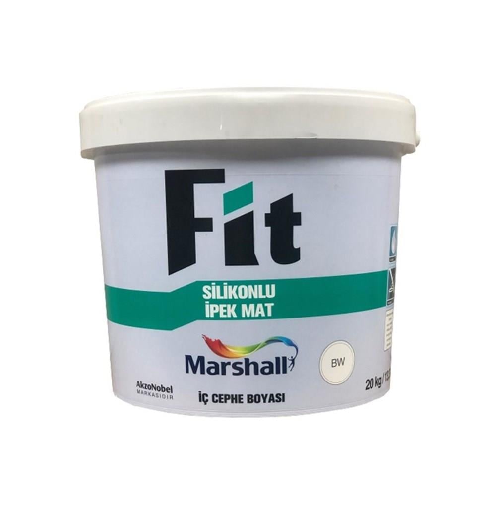 MARSHALLİç Cephe Marshall Fit Silikonlu İpek Mat Bw Baz 20 Kg.
