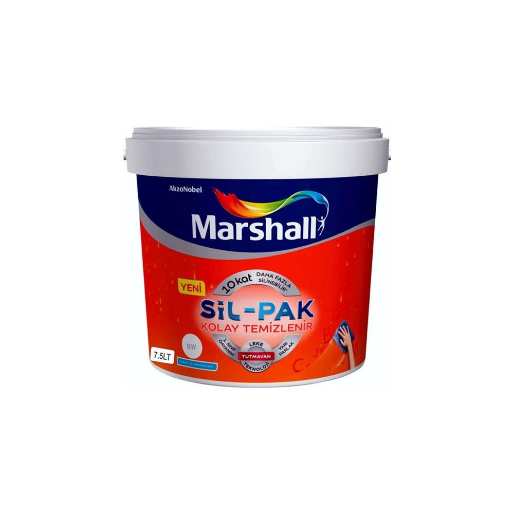 MARSHALLDekorasyon Gereçleri Marshall Sil-Pak BM Baz 7.5 Lt.
